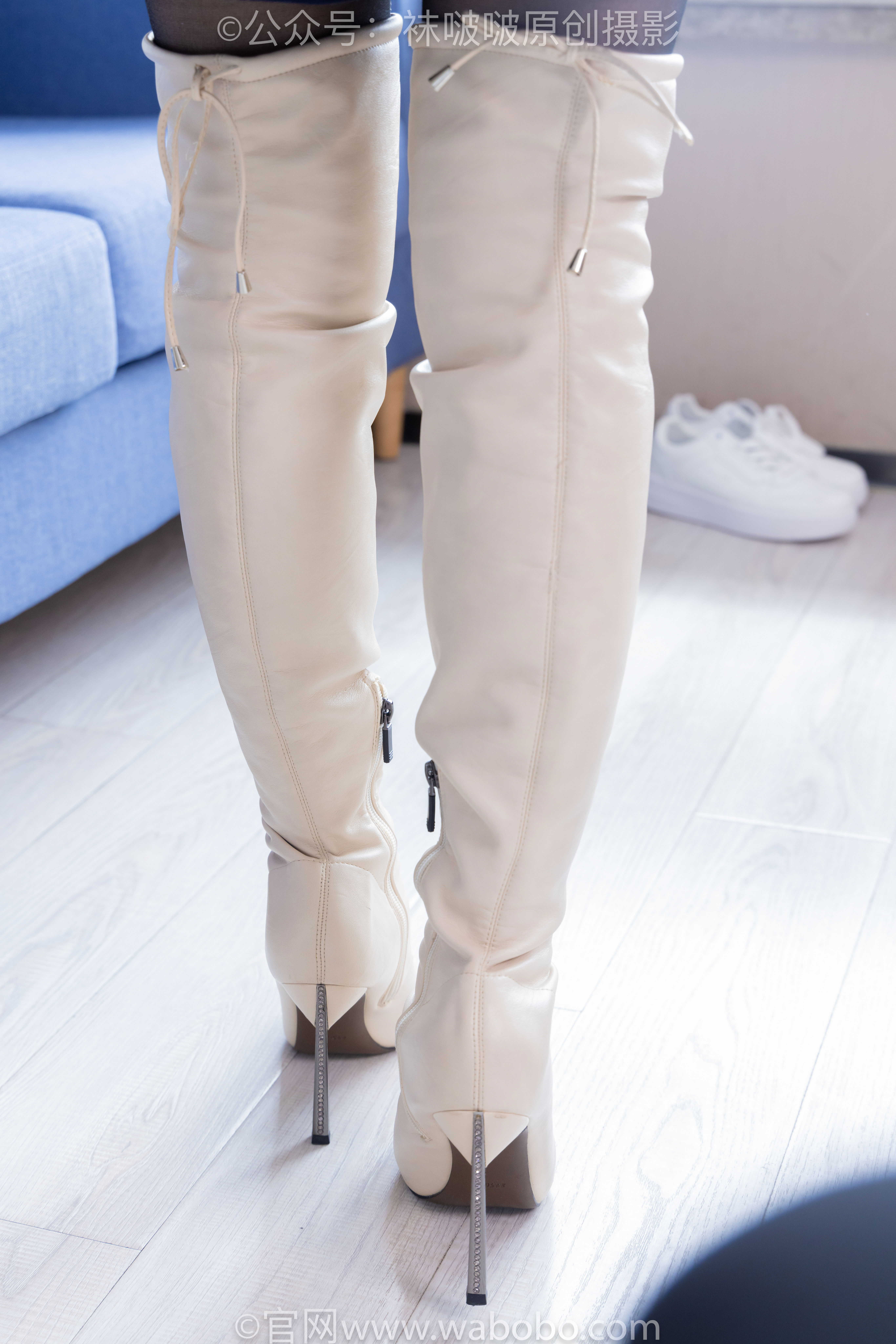 BoBoSocks袜啵啵 No.642 甜甜圈 - 过膝靴、板鞋、白棉袜、薄黑丝/(152P)