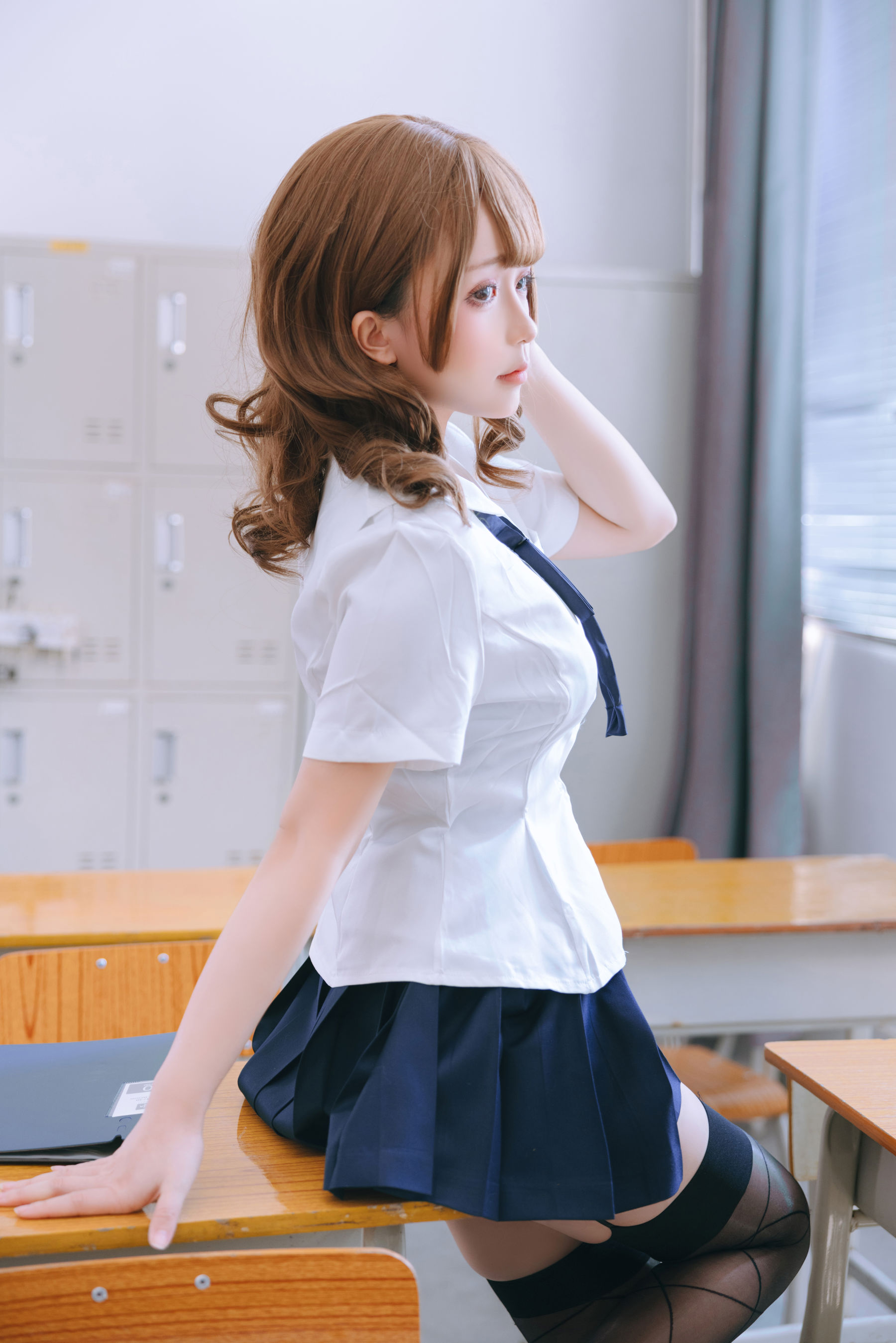 Cosplay日奈娇 - 心理委员/(80P)