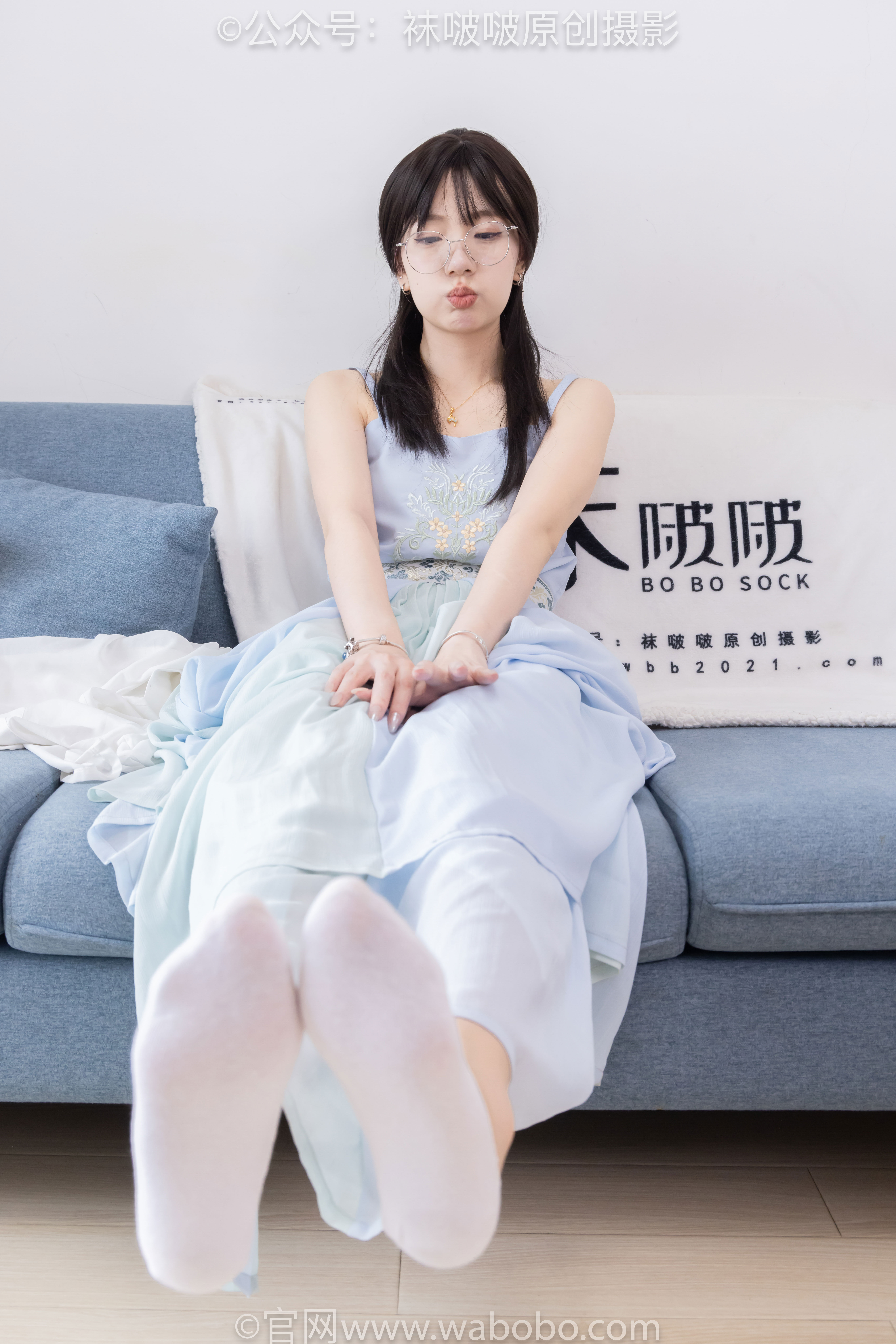 BoBoSocks袜啵啵 No.643 小甜豆 - 汉服、白船袜、薄肉丝、裸足/(164P)