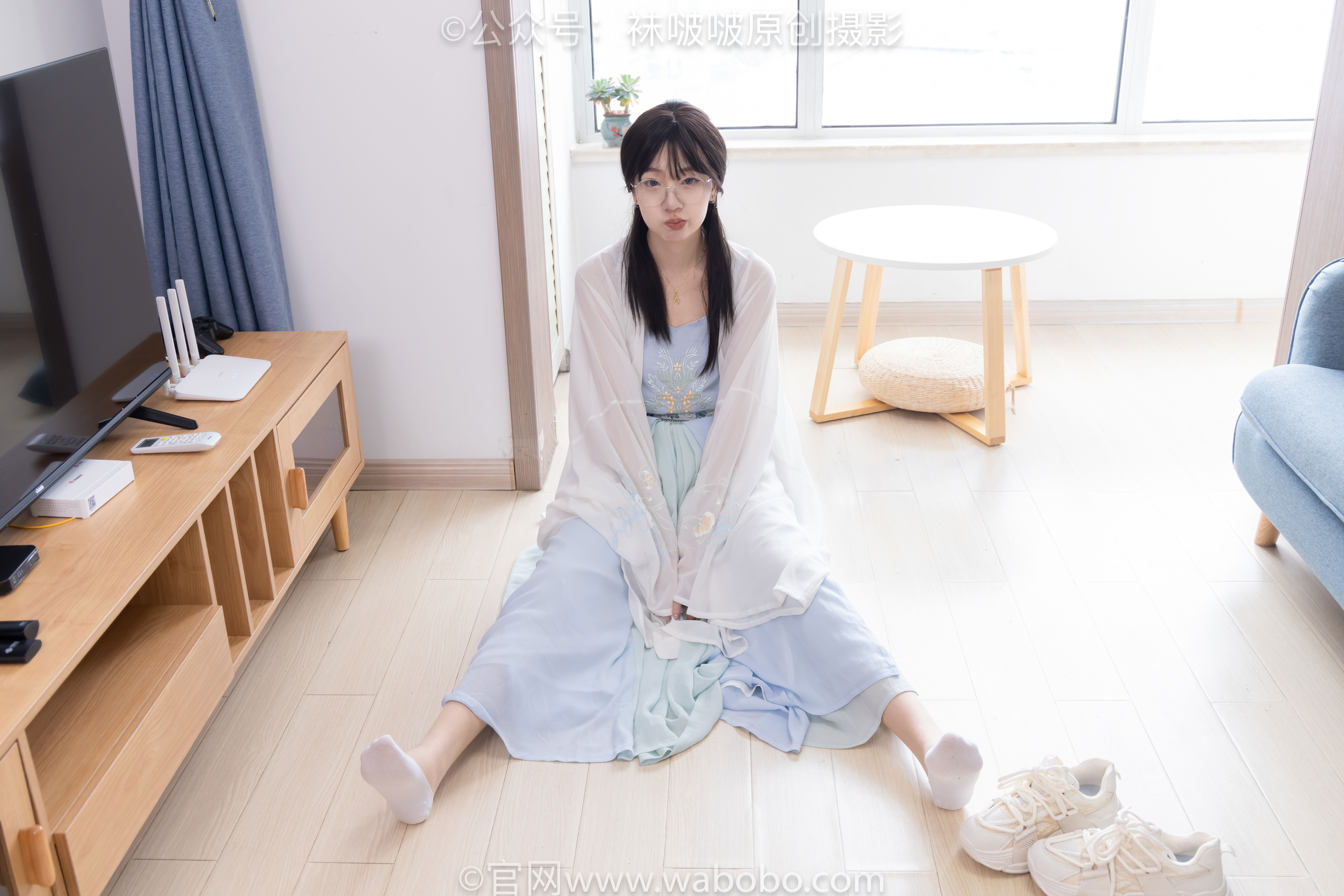 BoBoSocks袜啵啵 No.643 小甜豆 - 汉服、白船袜、薄肉丝、裸足/(164P)