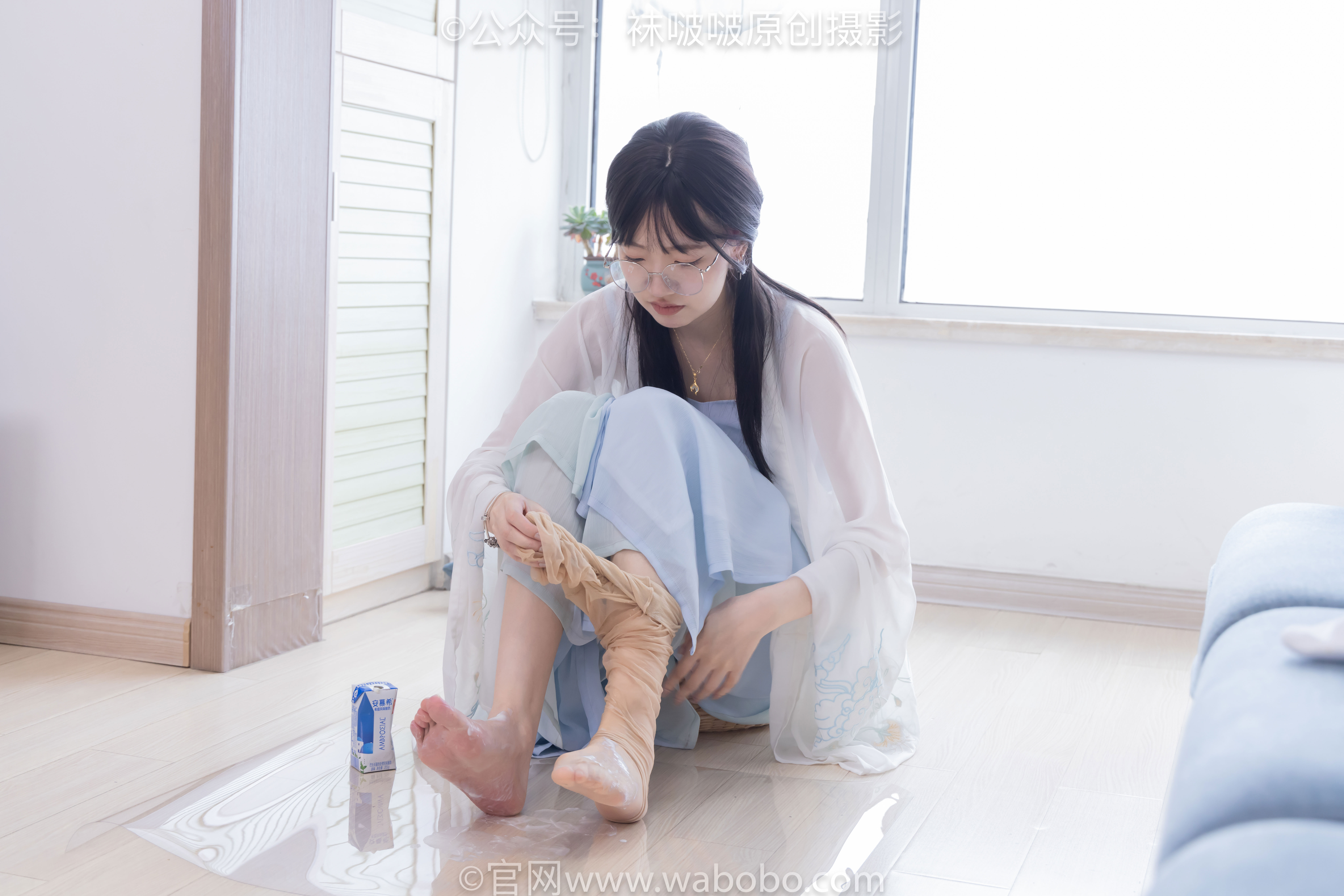 BoBoSocks袜啵啵 No.643 小甜豆 - 汉服、白船袜、薄肉丝、裸足/(164P)
