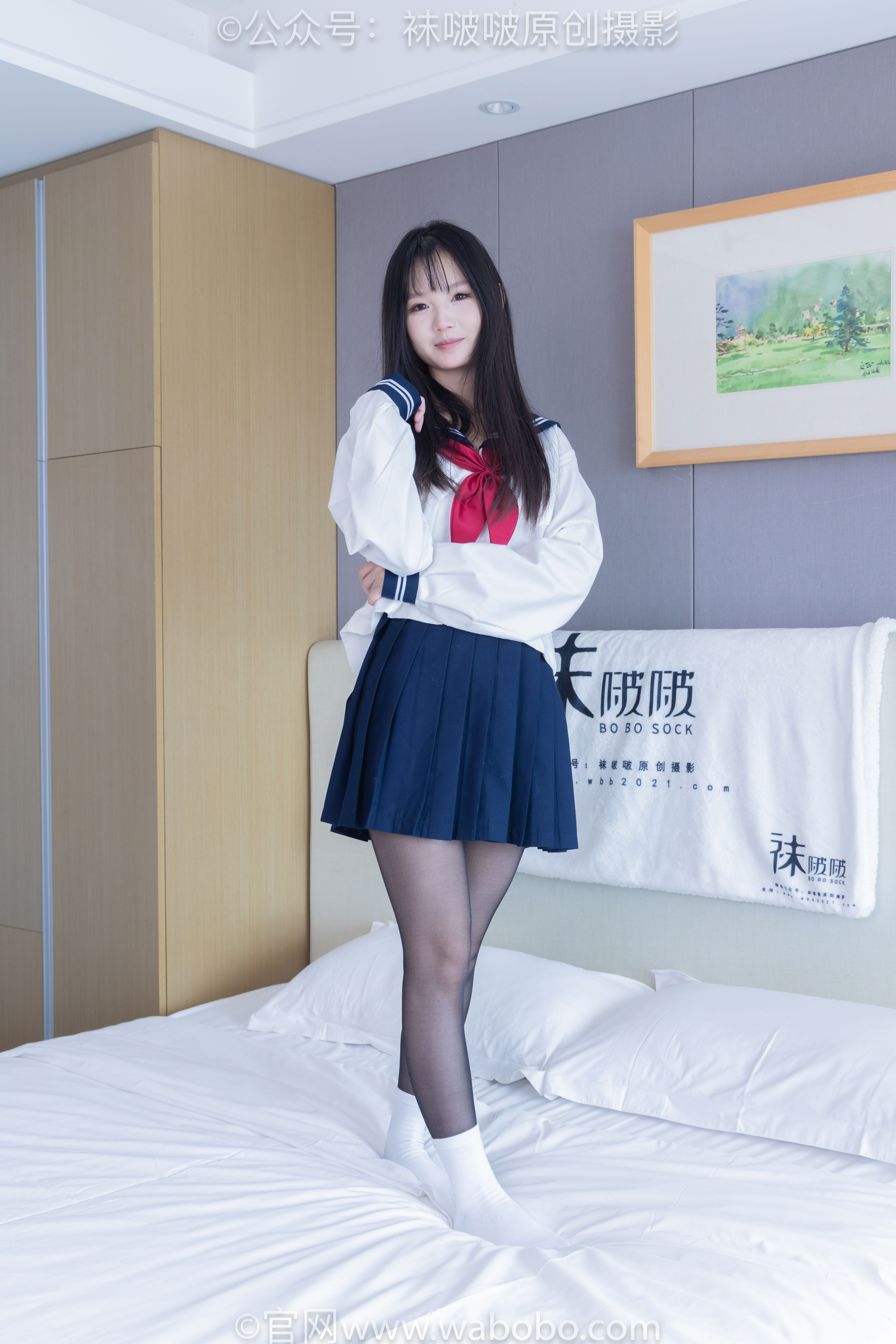 BoBoSocks袜啵啵 No.642 甜甜圈 - 过膝靴、板鞋、白棉袜、薄黑丝/(152P)