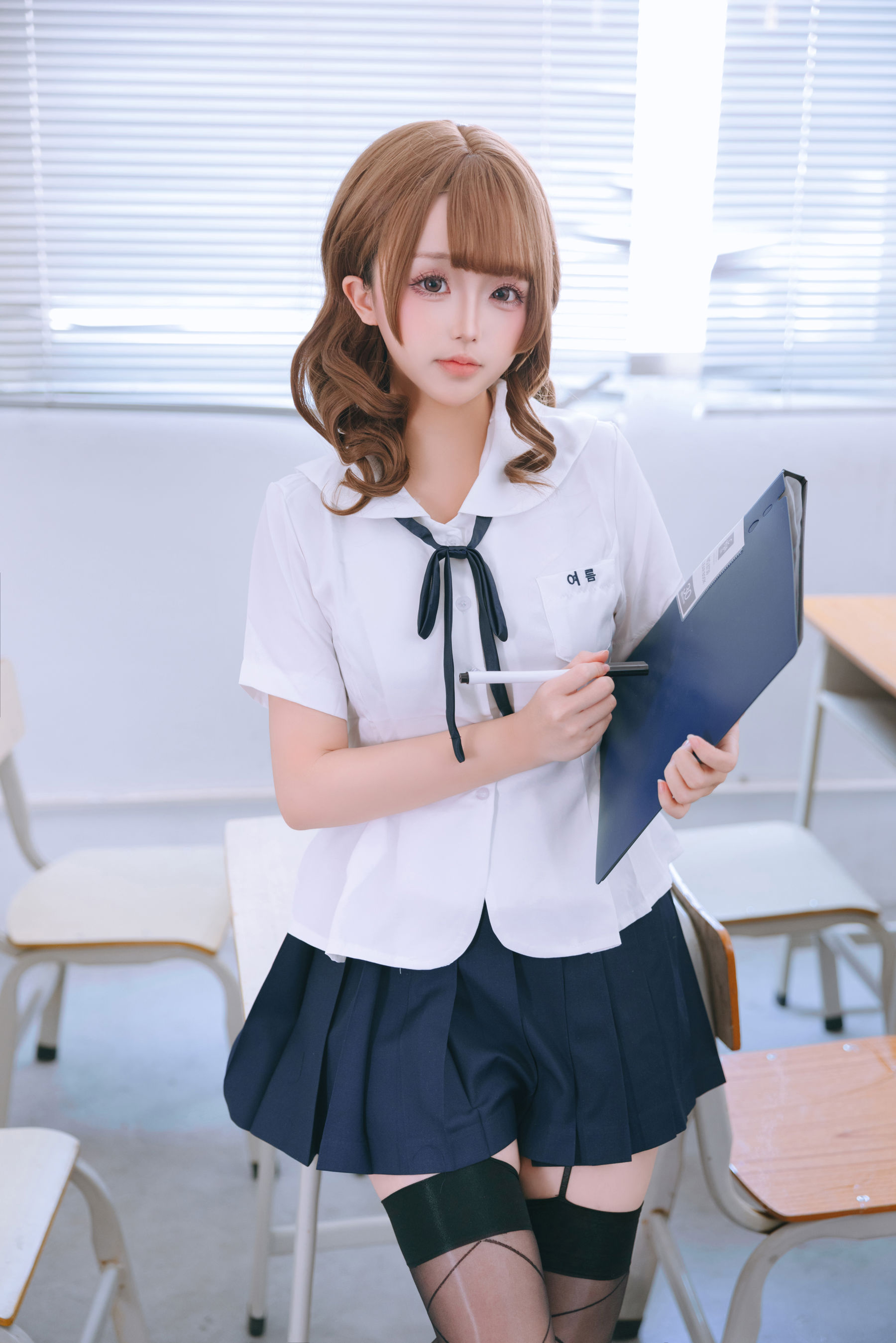 Cosplay日奈娇 - 心理委员/(80P)