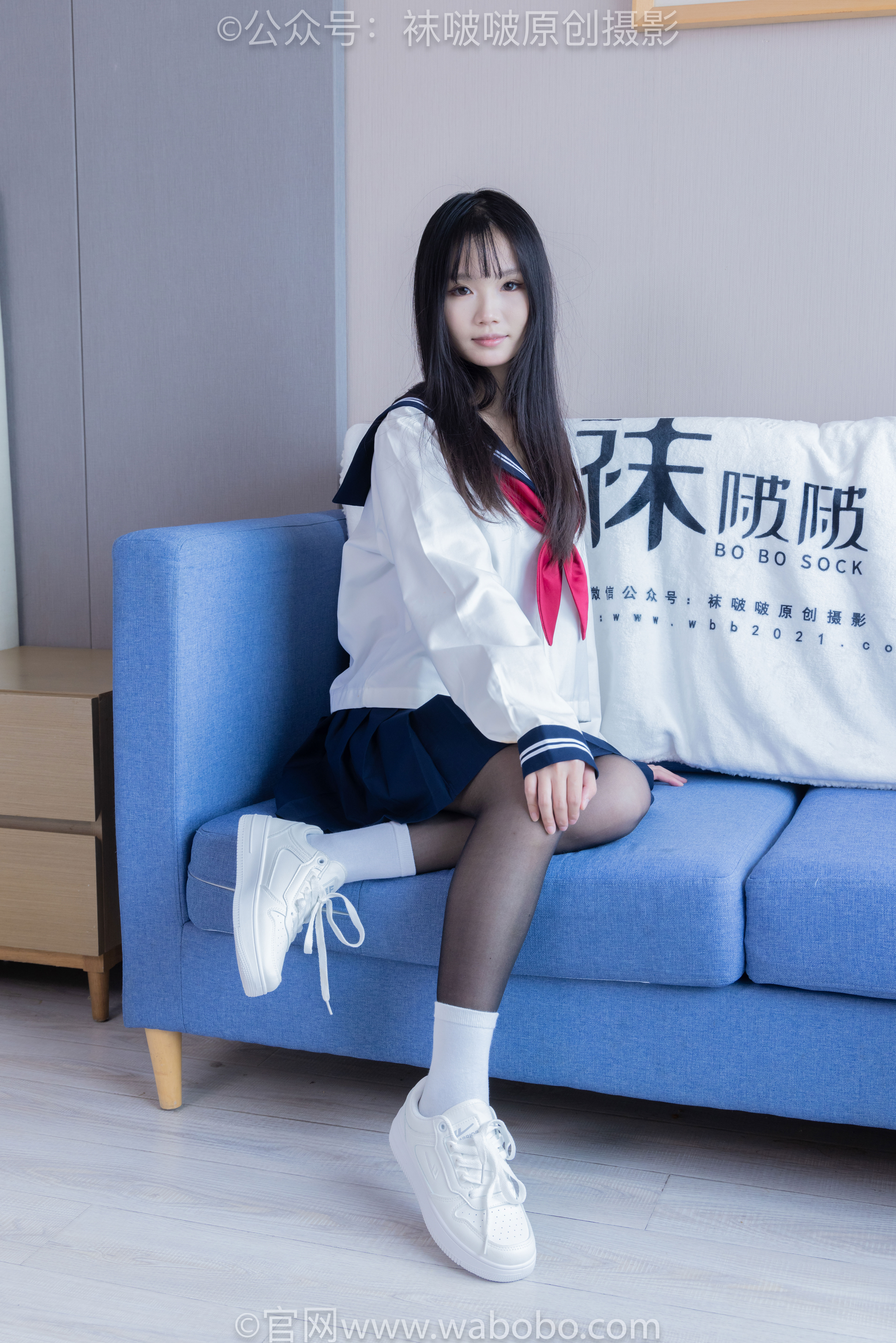 BoBoSocks袜啵啵 No.642 甜甜圈 - 过膝靴、板鞋、白棉袜、薄黑丝/(152P)