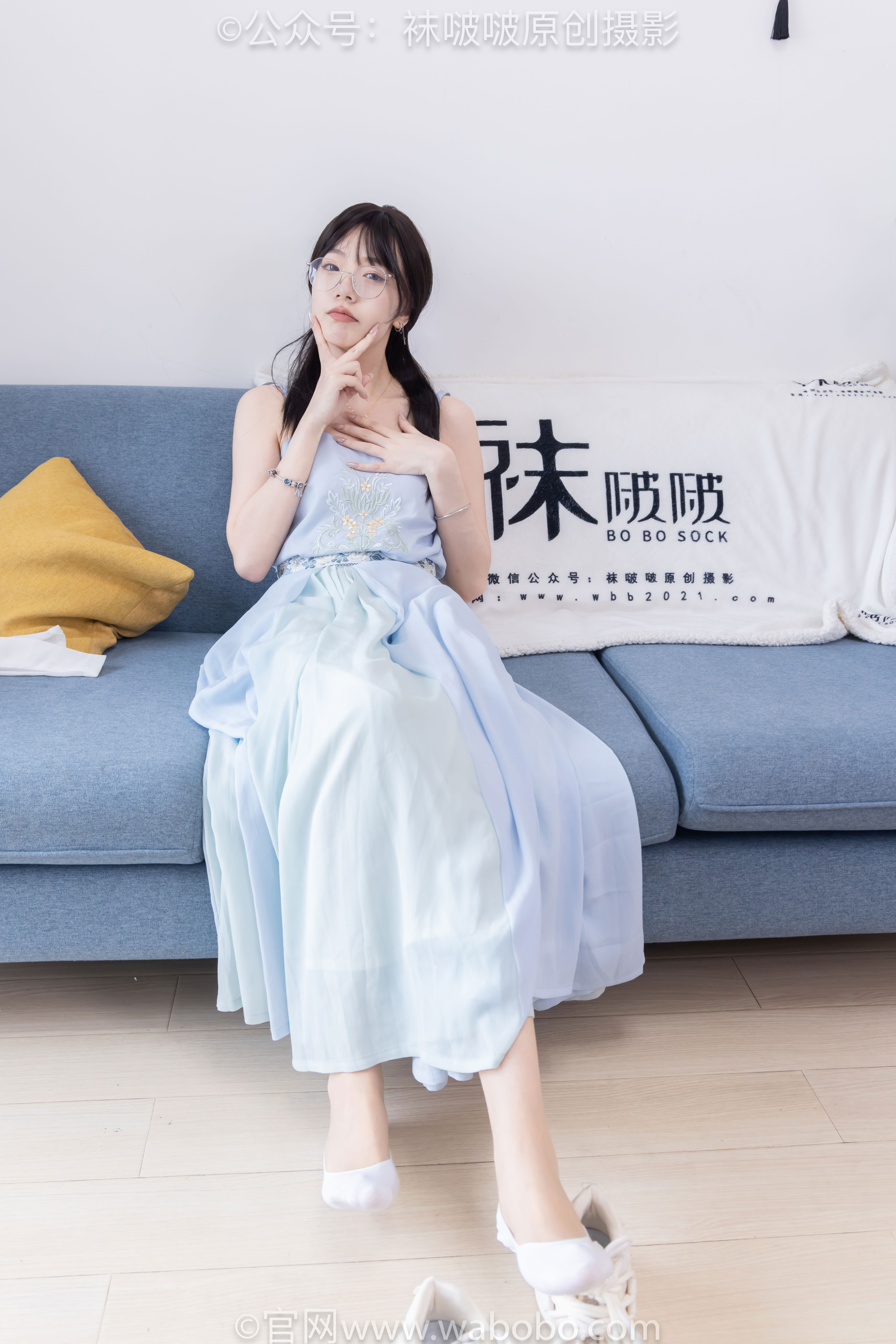 BoBoSocks袜啵啵 No.643 小甜豆 - 汉服、白船袜、薄肉丝、裸足/(164P)