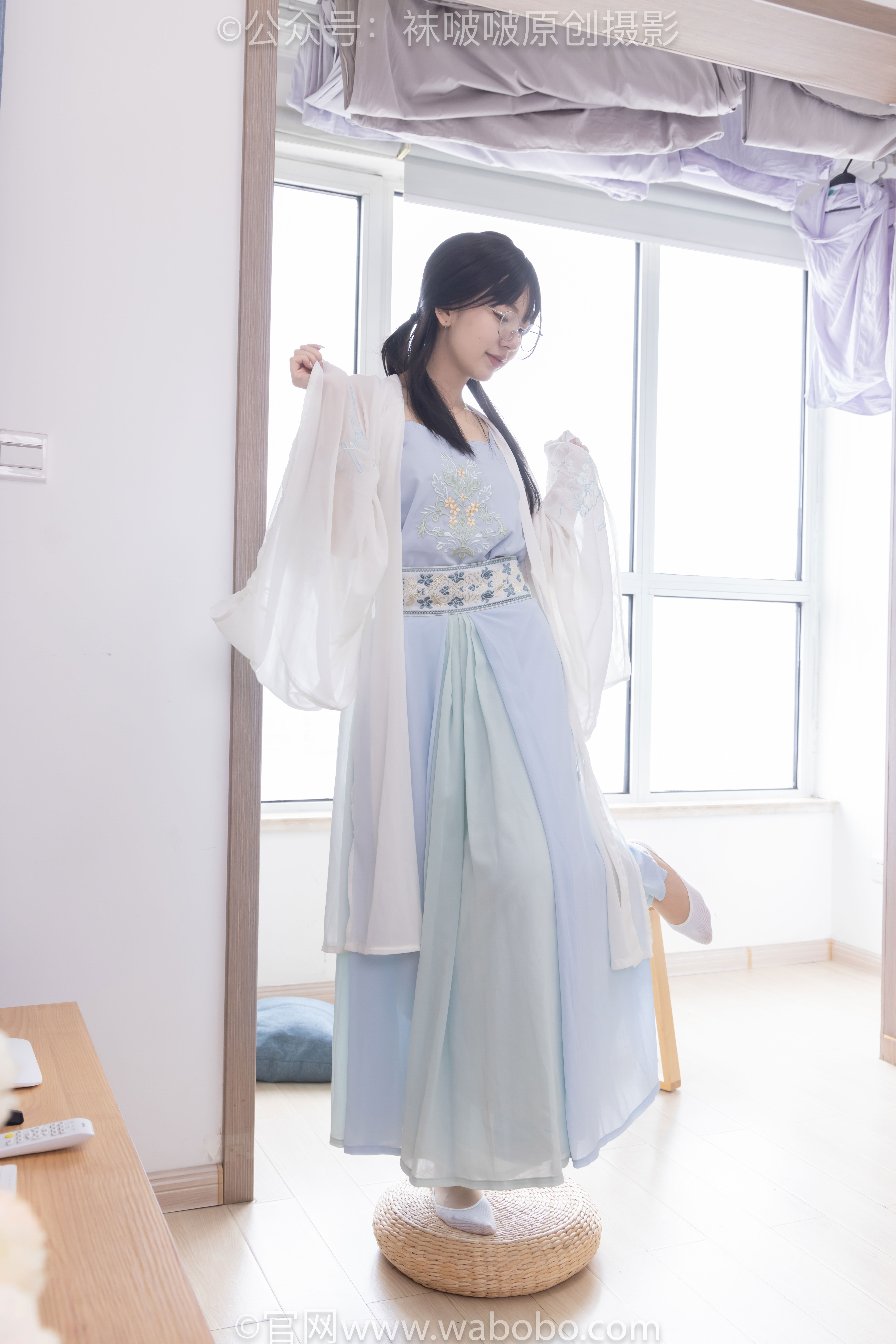 BoBoSocks袜啵啵 No.643 小甜豆 - 汉服、白船袜、薄肉丝、裸足/(164P)