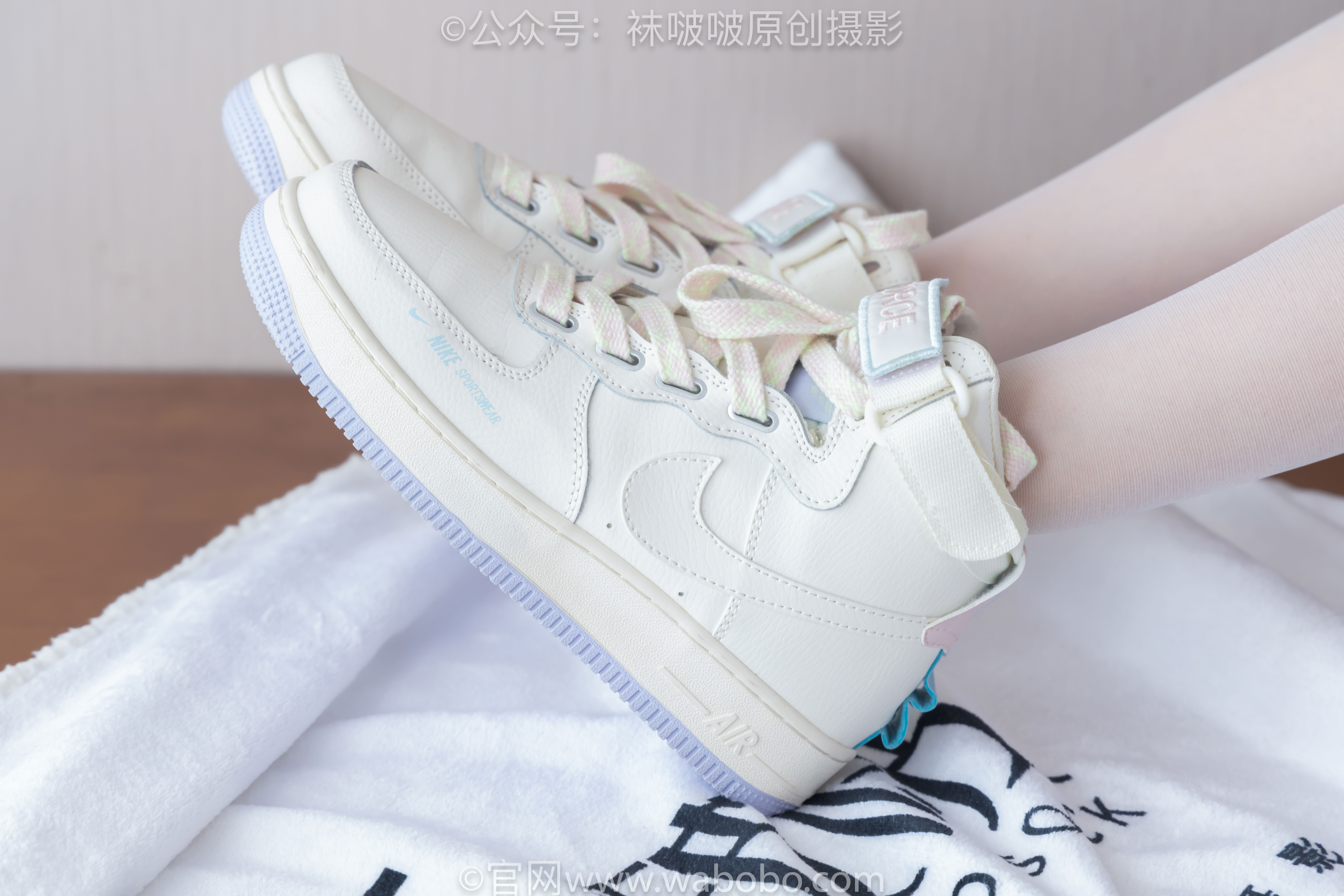 BoBoSocks袜啵啵 No.644 稚予 - 板鞋、拖鞋、薄白丝、五指薄灰丝/(147P)