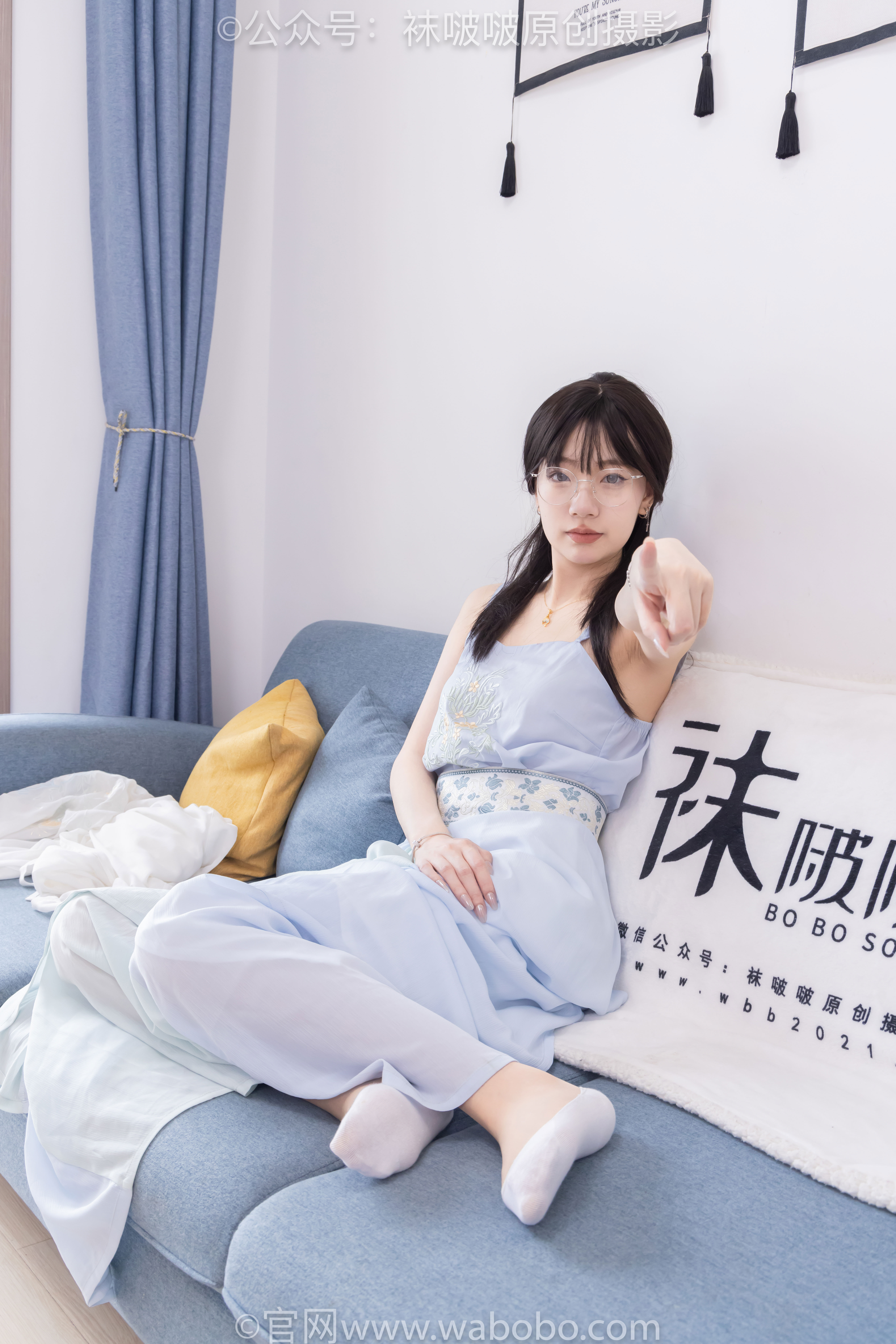 BoBoSocks袜啵啵 No.643 小甜豆 - 汉服、白船袜、薄肉丝、裸足/(164P)