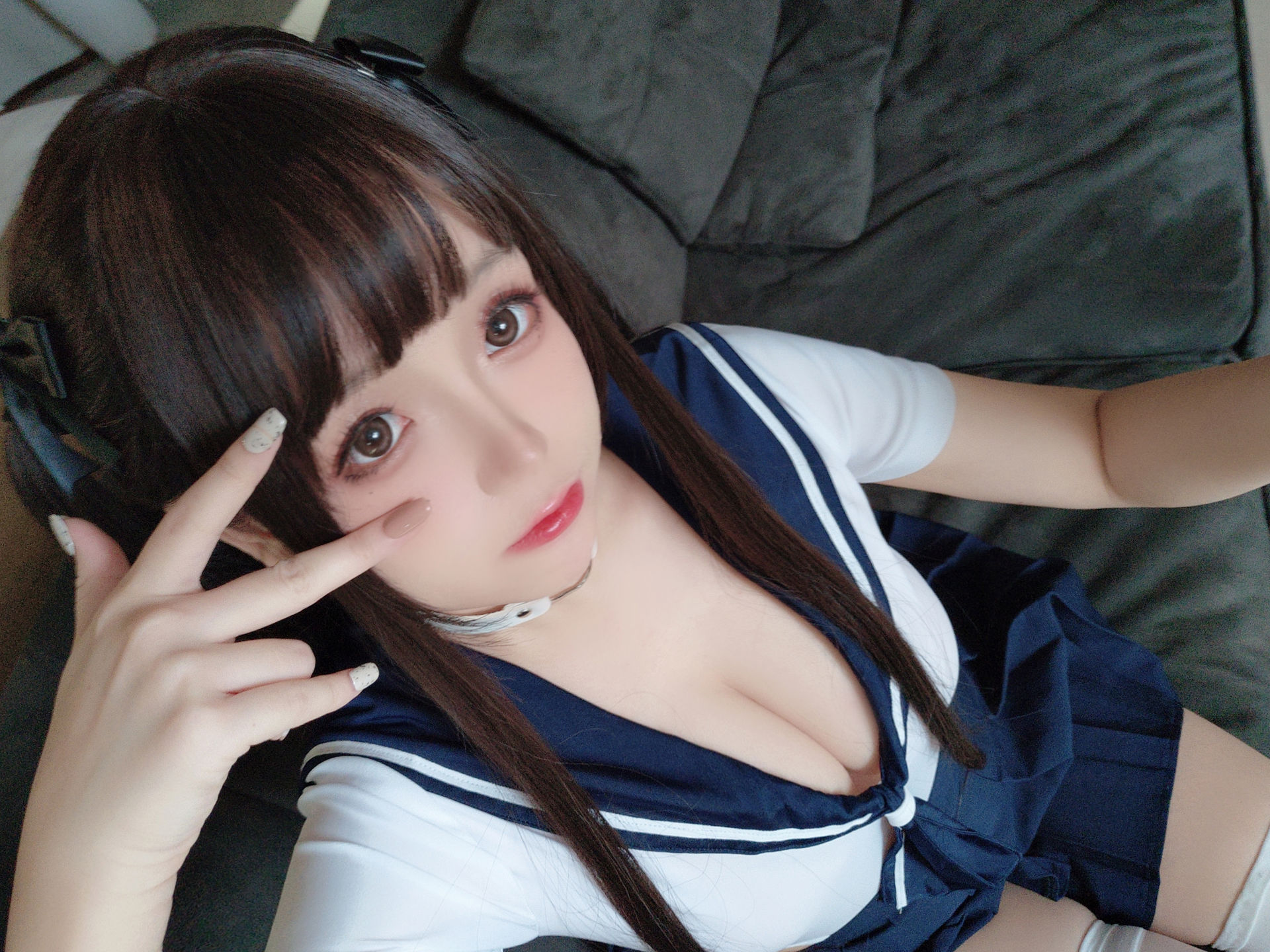 Cosplay日奈娇 - 制服学妹自拍/(45P)