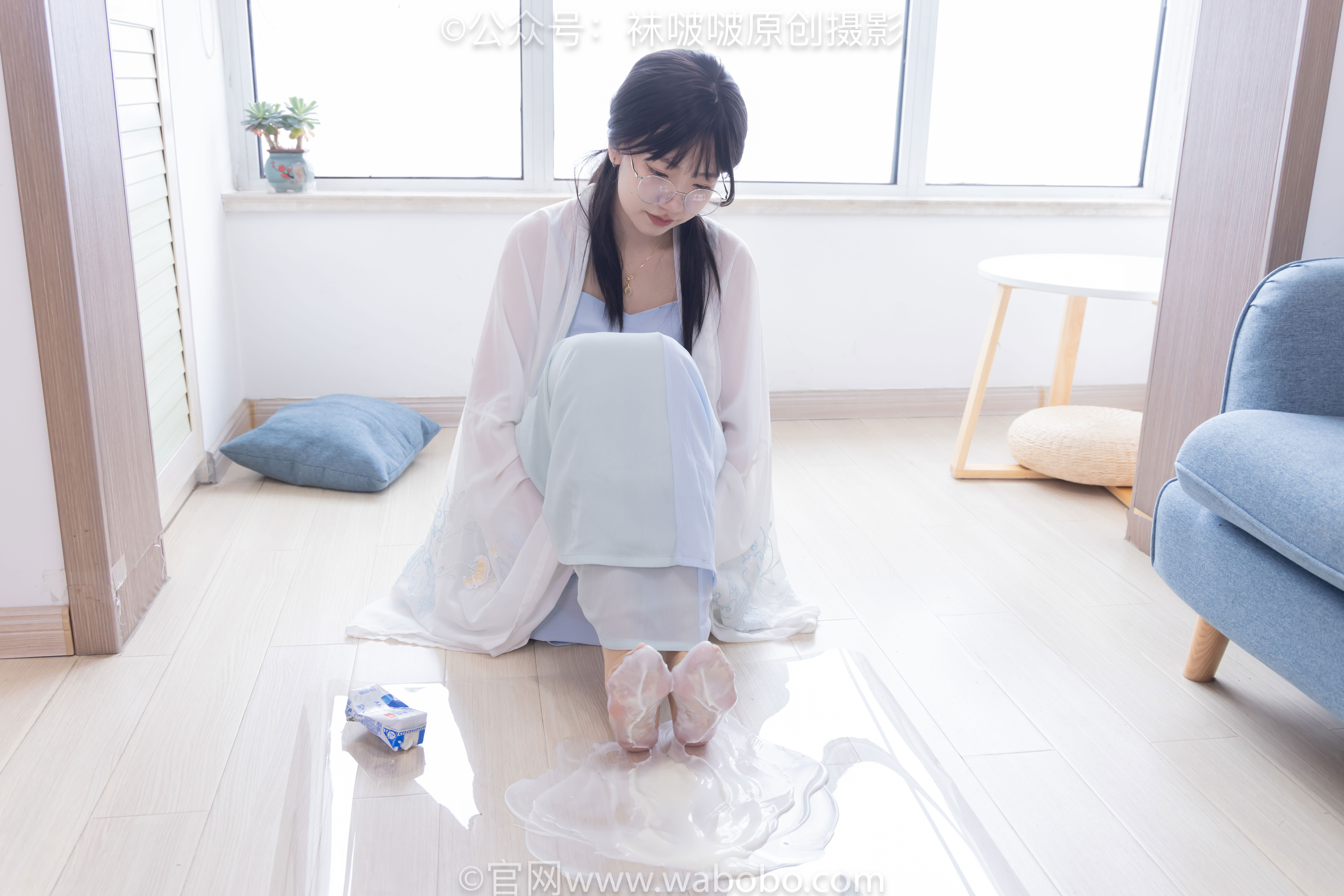 BoBoSocks袜啵啵 No.643 小甜豆 - 汉服、白船袜、薄肉丝、裸足/(164P)