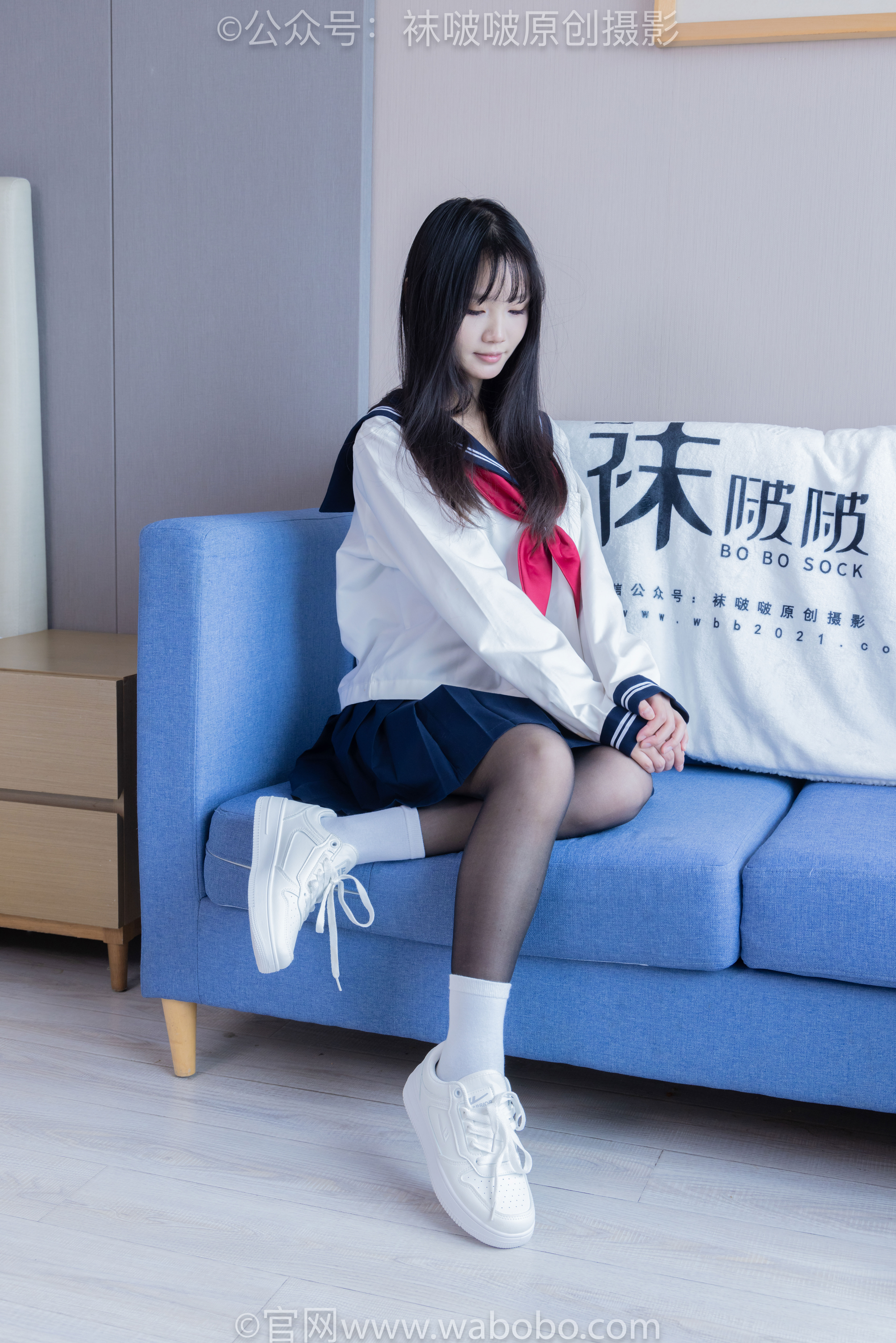 BoBoSocks袜啵啵 No.642 甜甜圈 - 过膝靴、板鞋、白棉袜、薄黑丝/(152P)