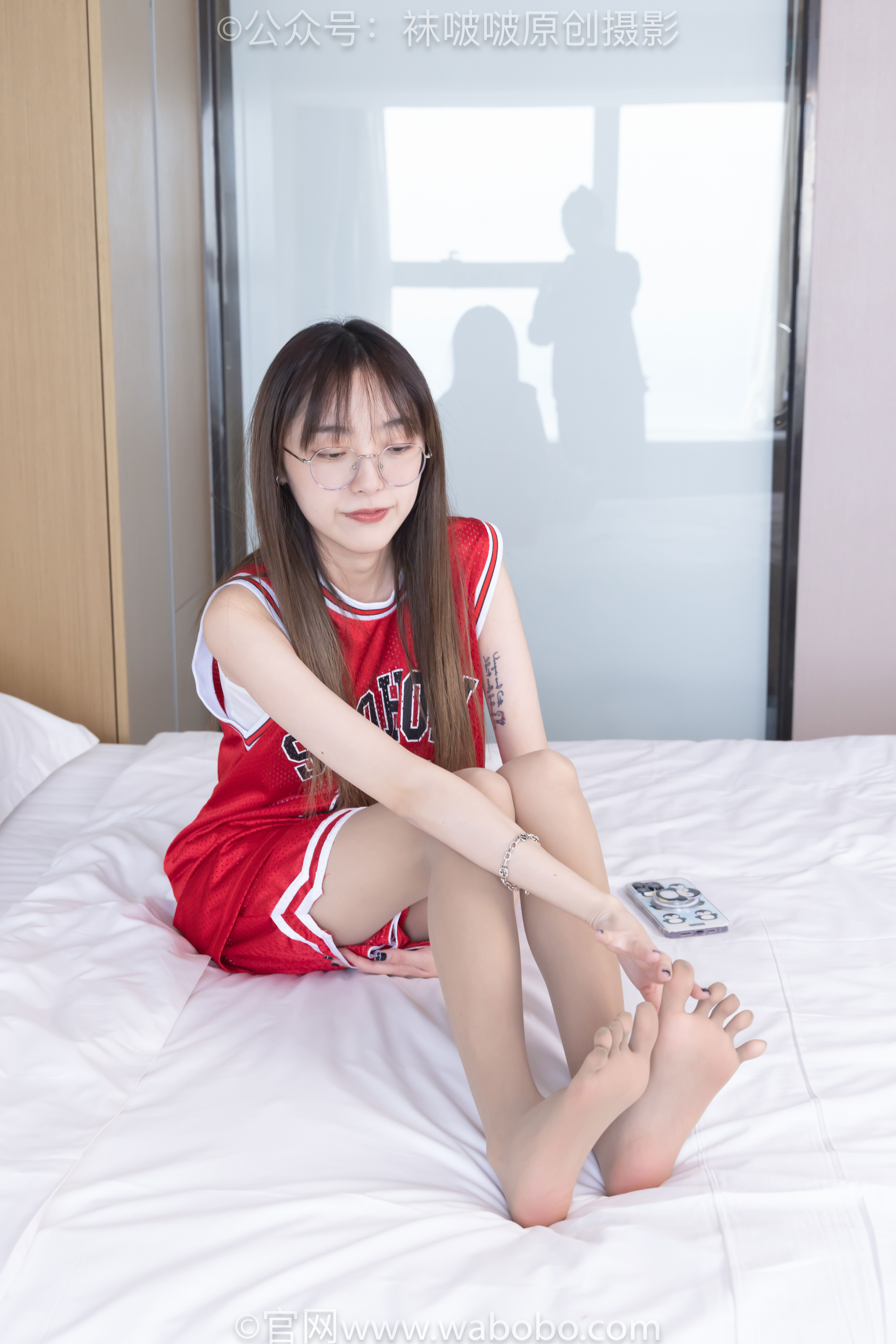 BoBoSocks袜啵啵 No.644 稚予 - 板鞋、拖鞋、薄白丝、五指薄灰丝/(147P)