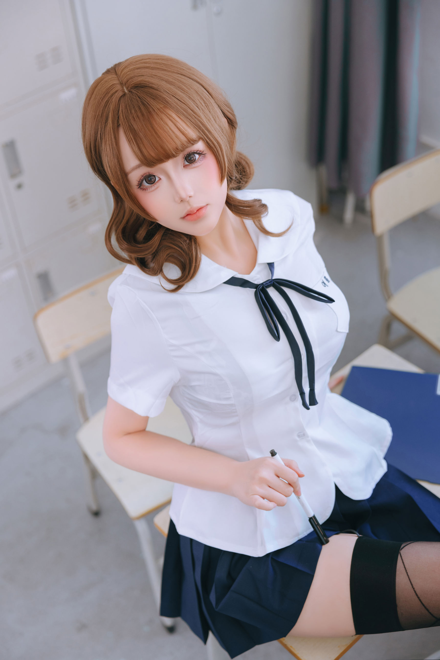 Cosplay日奈娇 - 心理委员/(80P)
