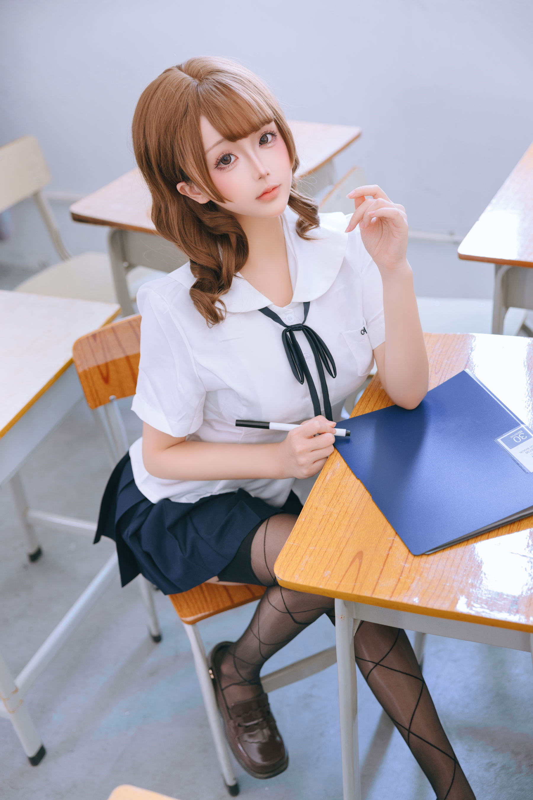 Cosplay日奈娇 - 心理委员/(80P)