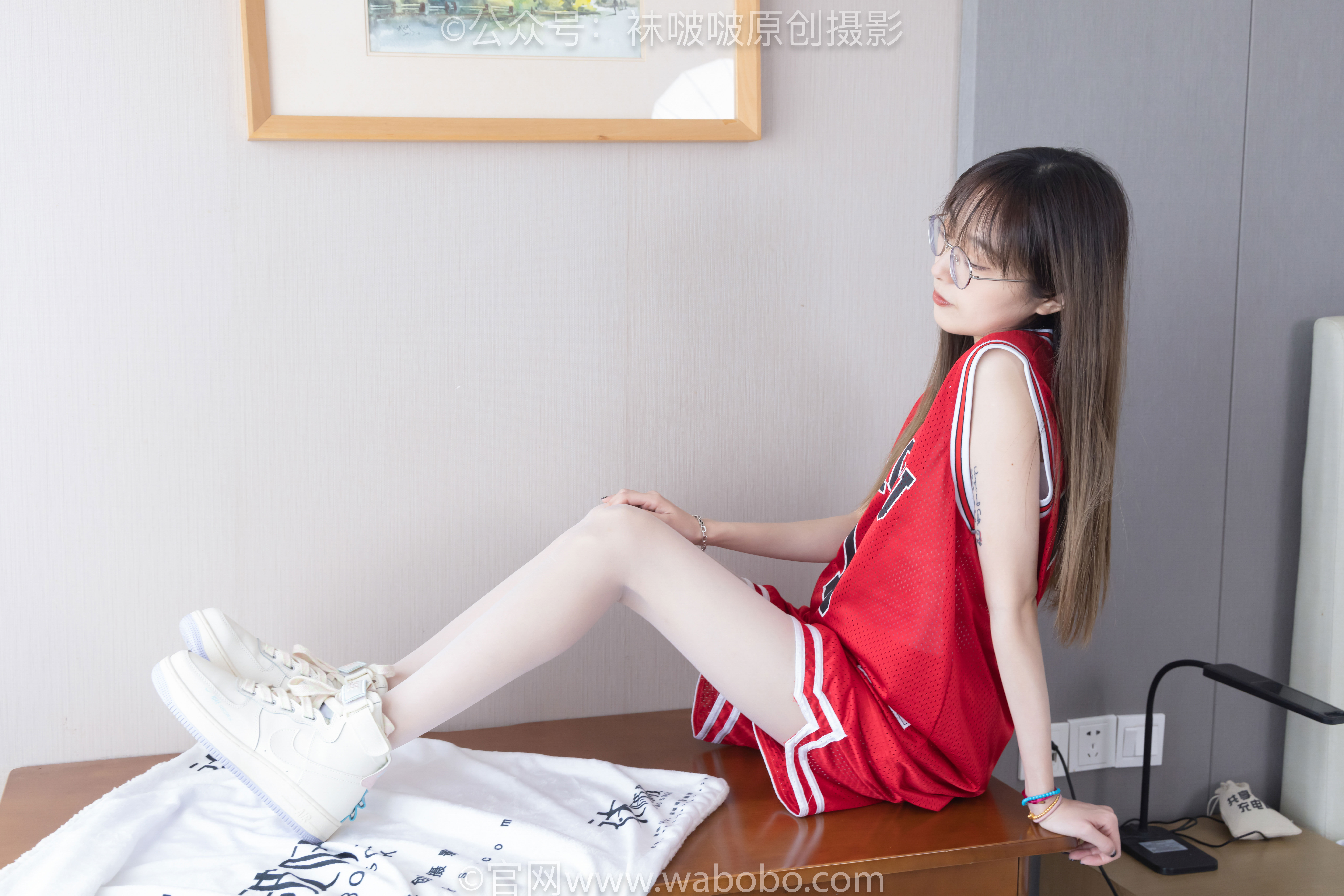 BoBoSocks袜啵啵 No.644 稚予 - 板鞋、拖鞋、薄白丝、五指薄灰丝/(147P)