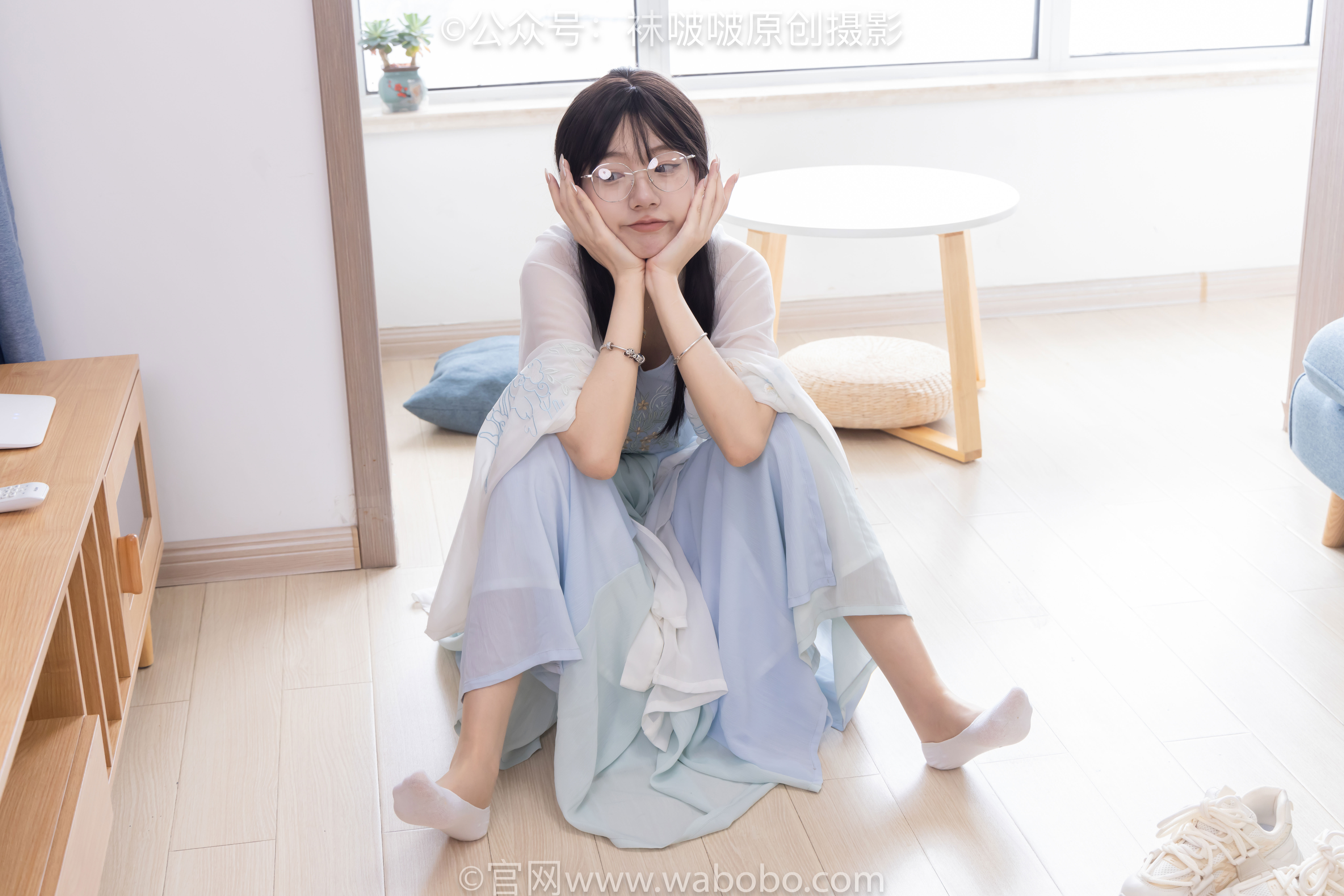 BoBoSocks袜啵啵 No.643 小甜豆 - 汉服、白船袜、薄肉丝、裸足/(164P)