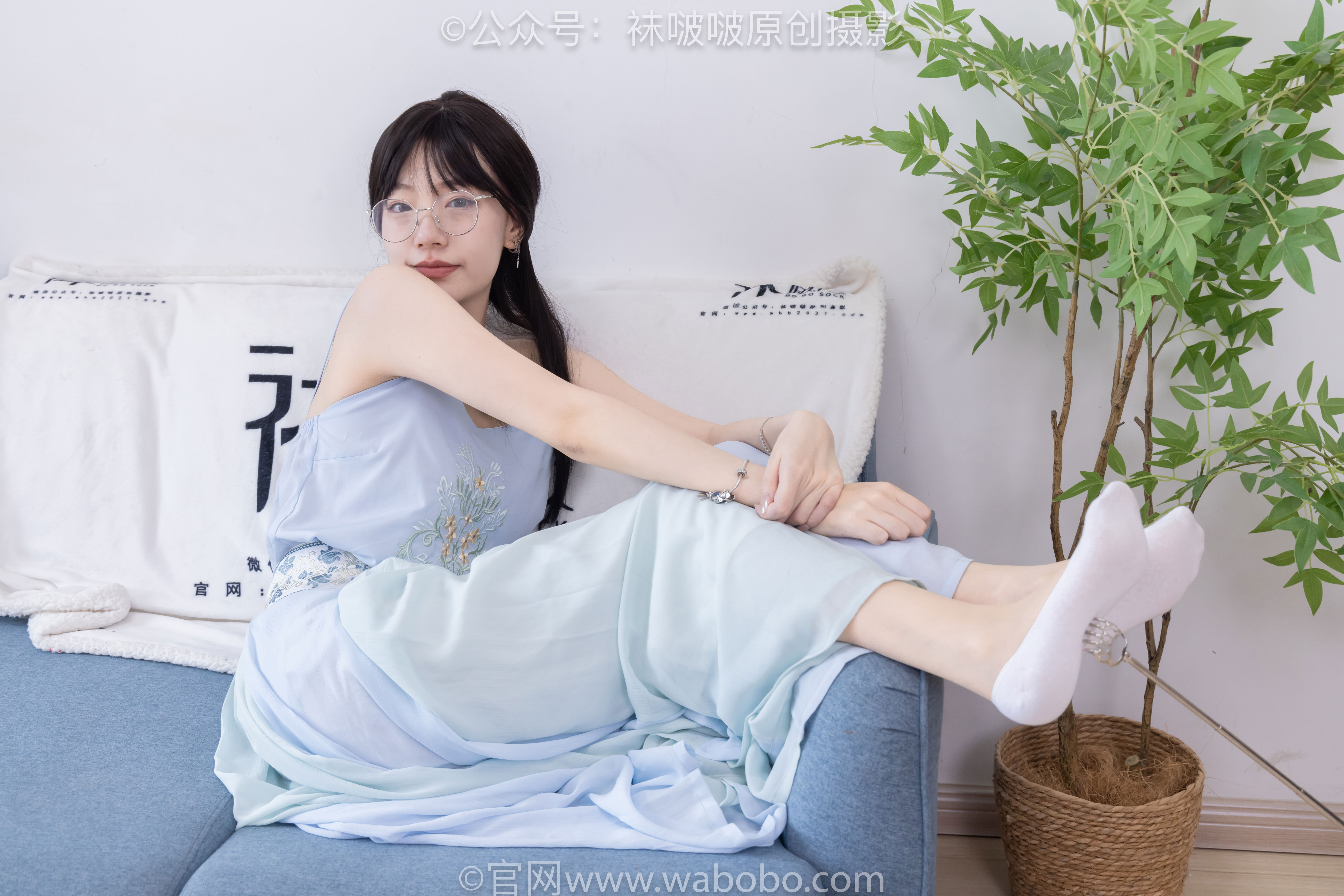 BoBoSocks袜啵啵 No.643 小甜豆 - 汉服、白船袜、薄肉丝、裸足/(164P)
