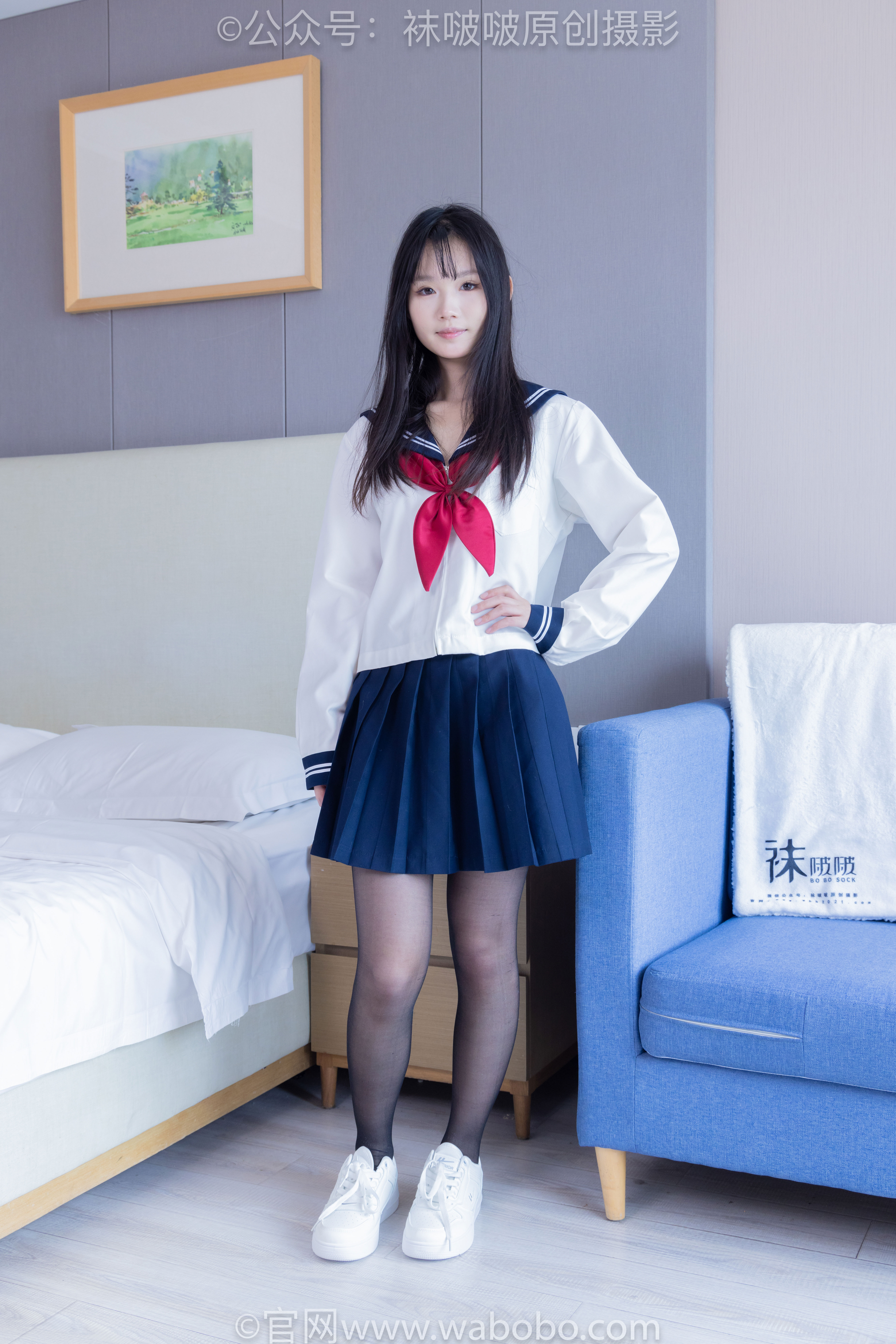 BoBoSocks袜啵啵 No.642 甜甜圈 - 过膝靴、板鞋、白棉袜、薄黑丝/(152P)