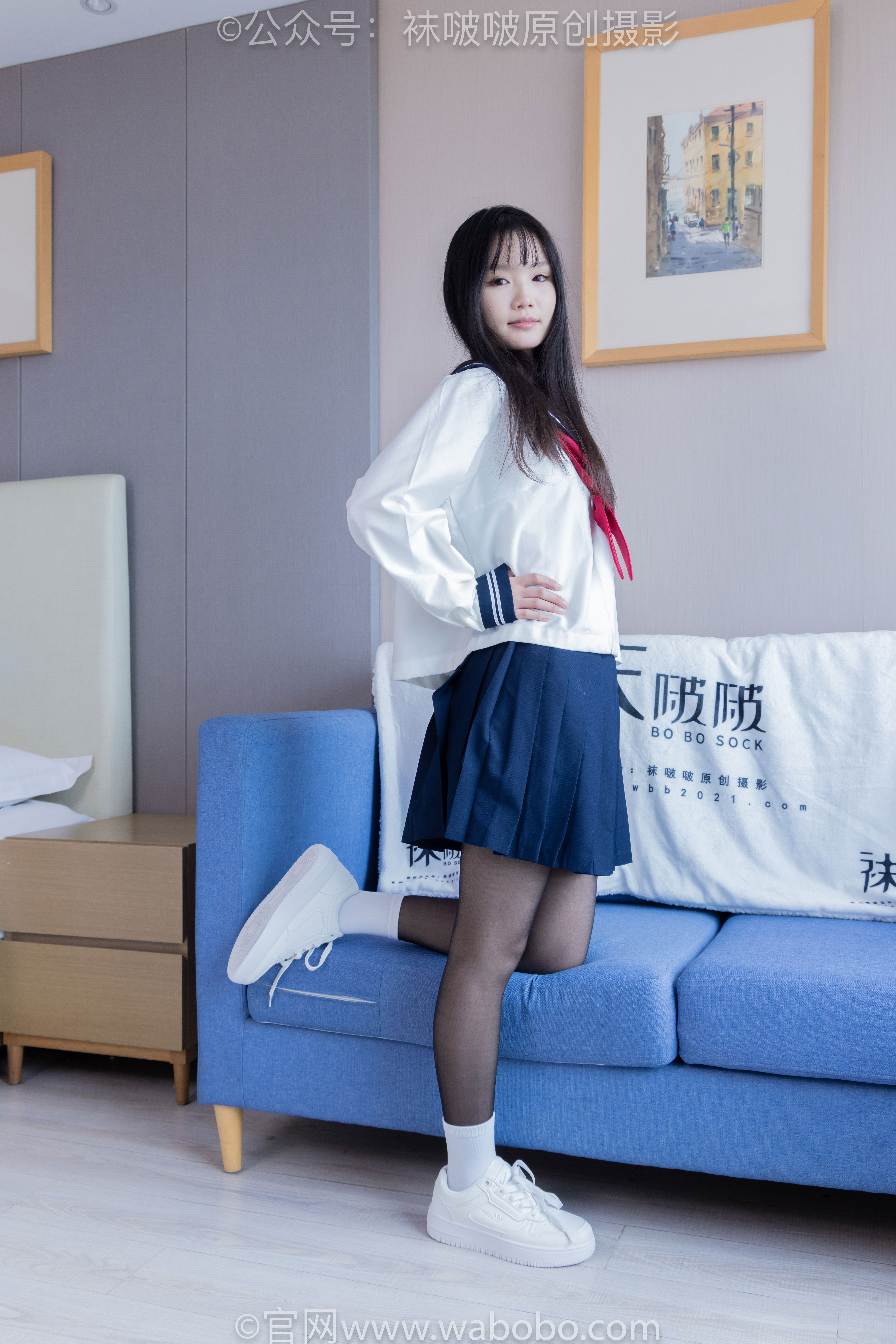 BoBoSocks袜啵啵 No.642 甜甜圈 - 过膝靴、板鞋、白棉袜、薄黑丝/(152P)