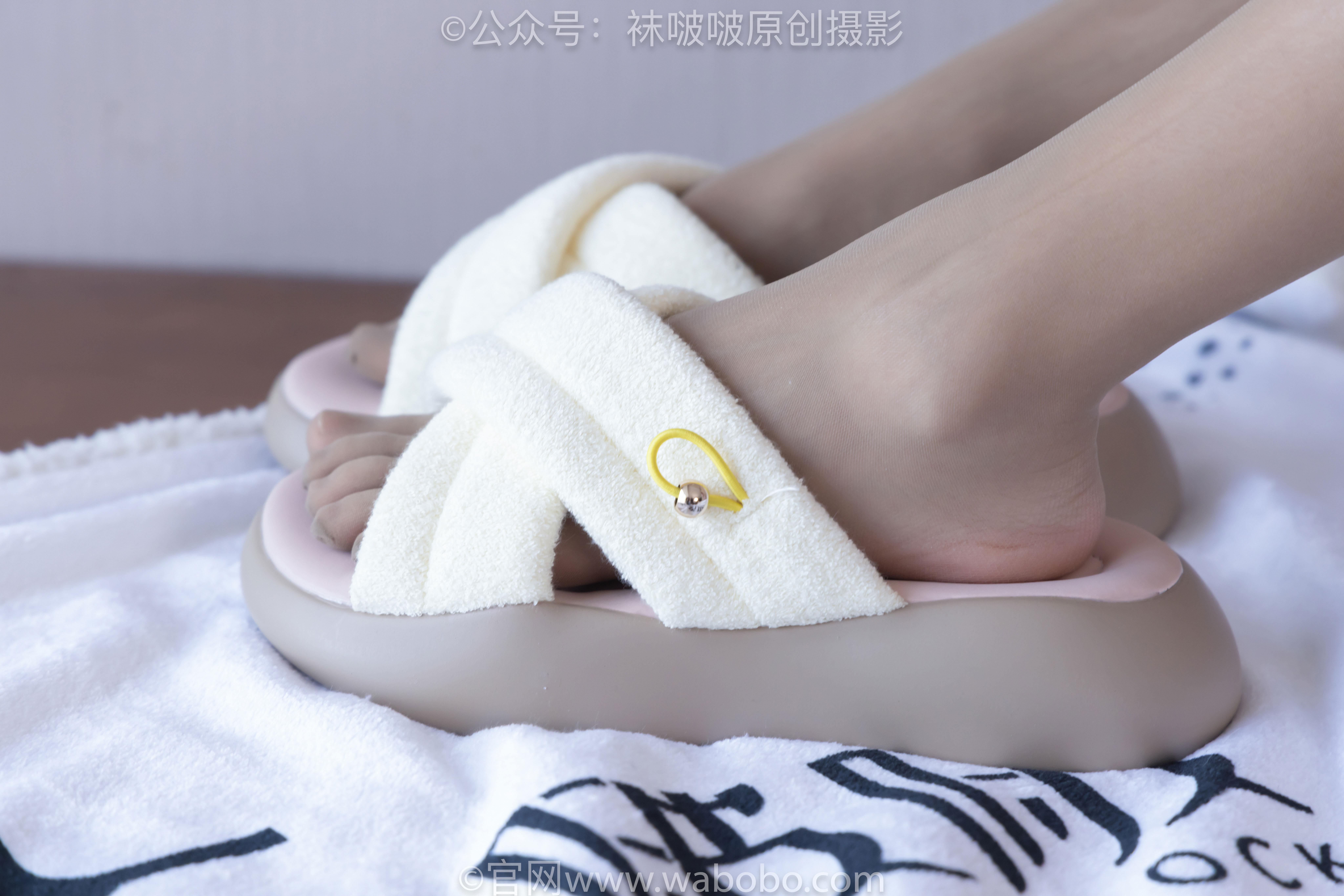 BoBoSocks袜啵啵 No.644 稚予 - 板鞋、拖鞋、薄白丝、五指薄灰丝/(147P)