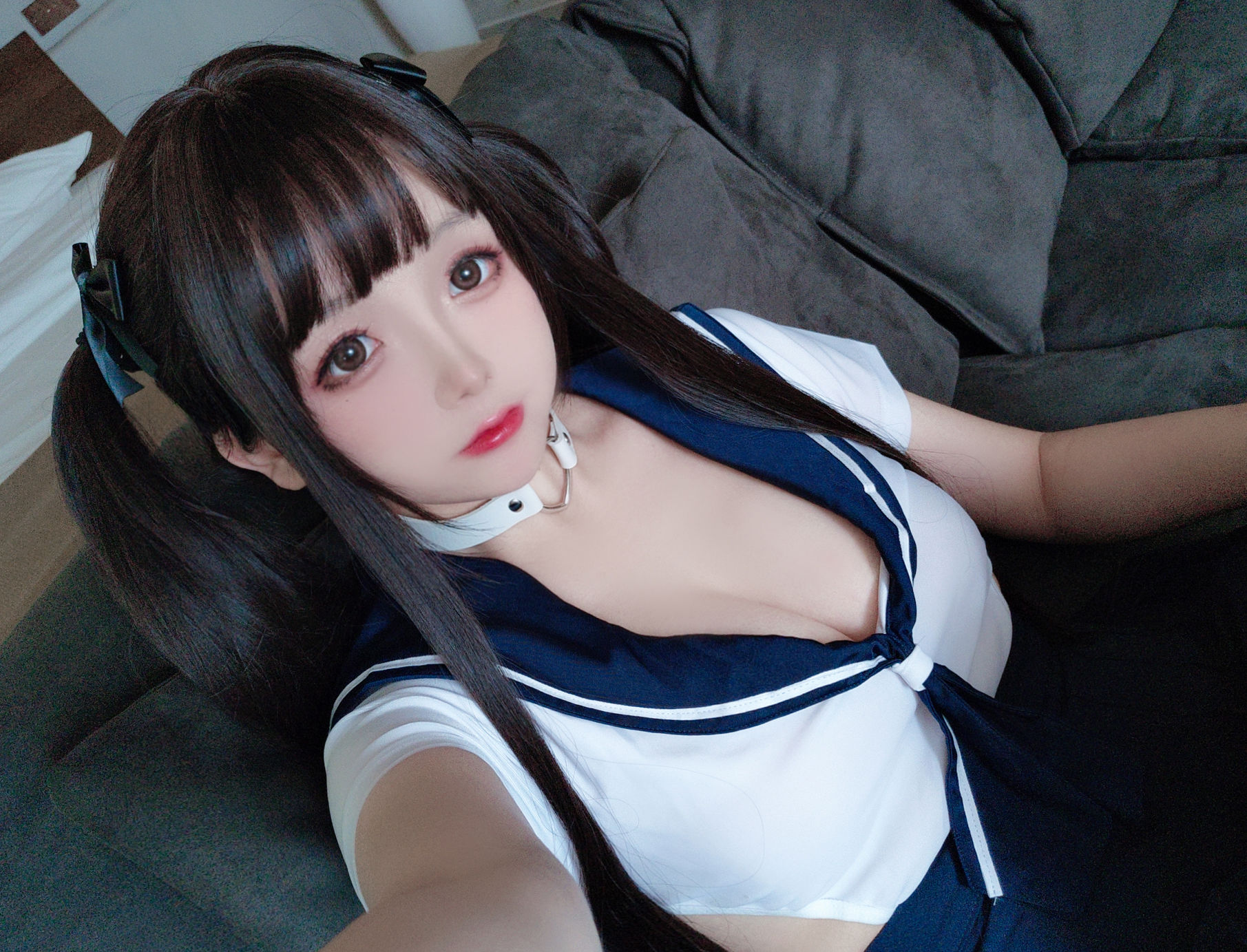 Cosplay日奈娇 - 制服学妹自拍/(45P)