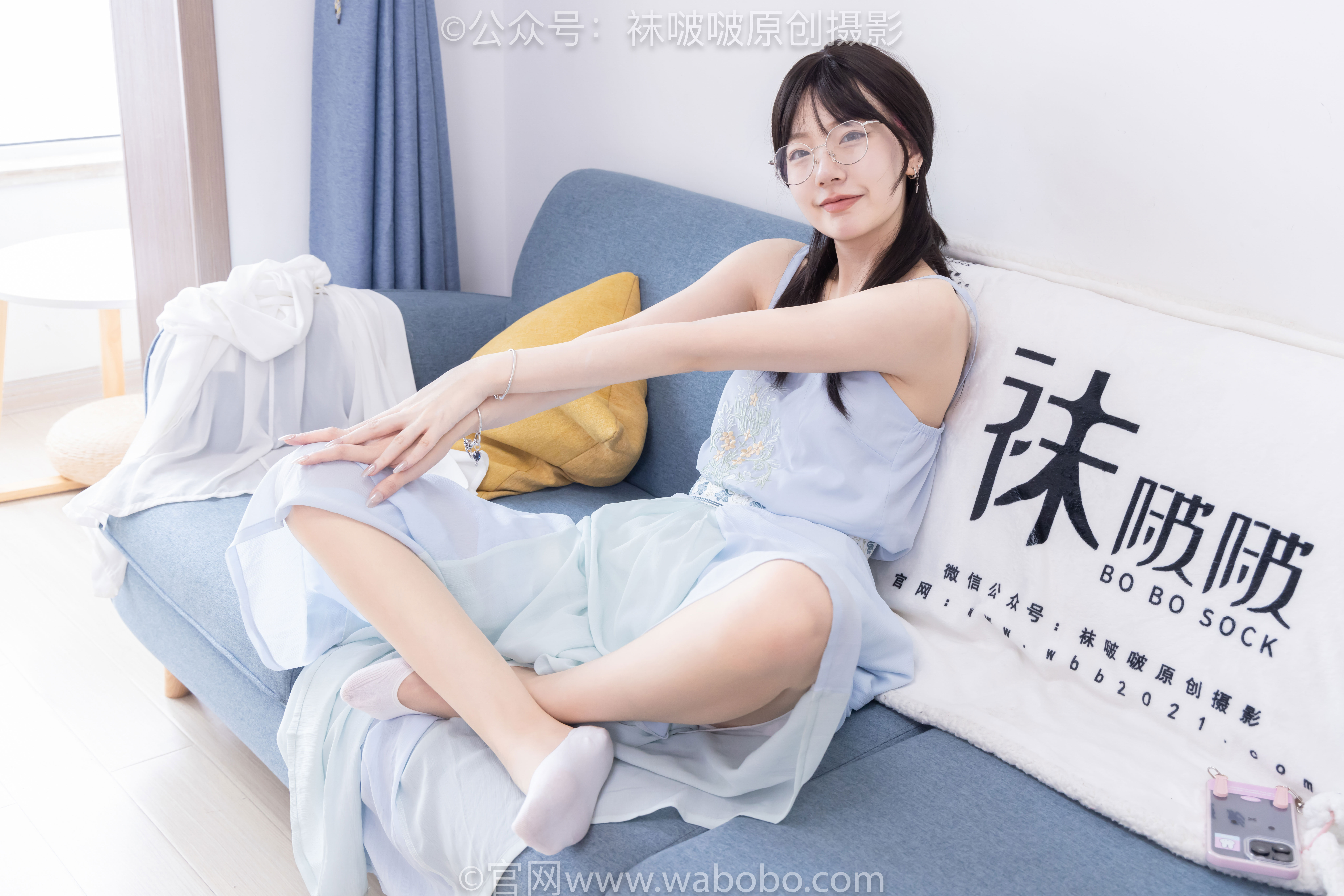 BoBoSocks袜啵啵 No.643 小甜豆 - 汉服、白船袜、薄肉丝、裸足/(164P)