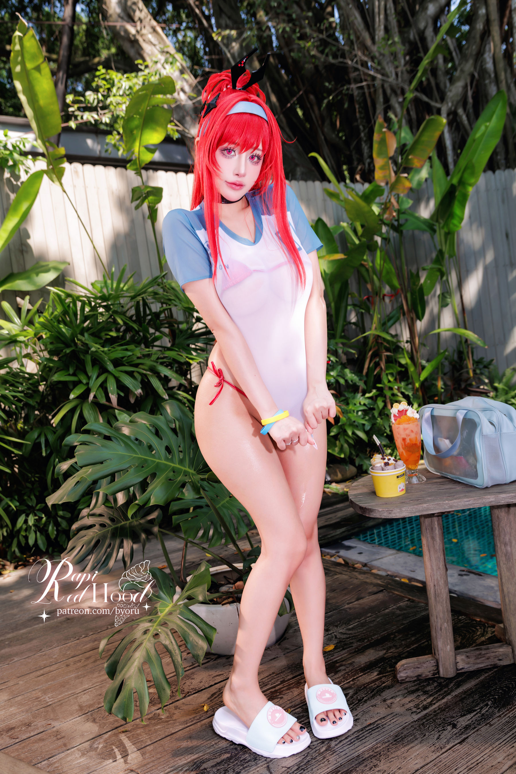 日本性感萝莉 Byoru - Rapi Redhood summer/(34P)