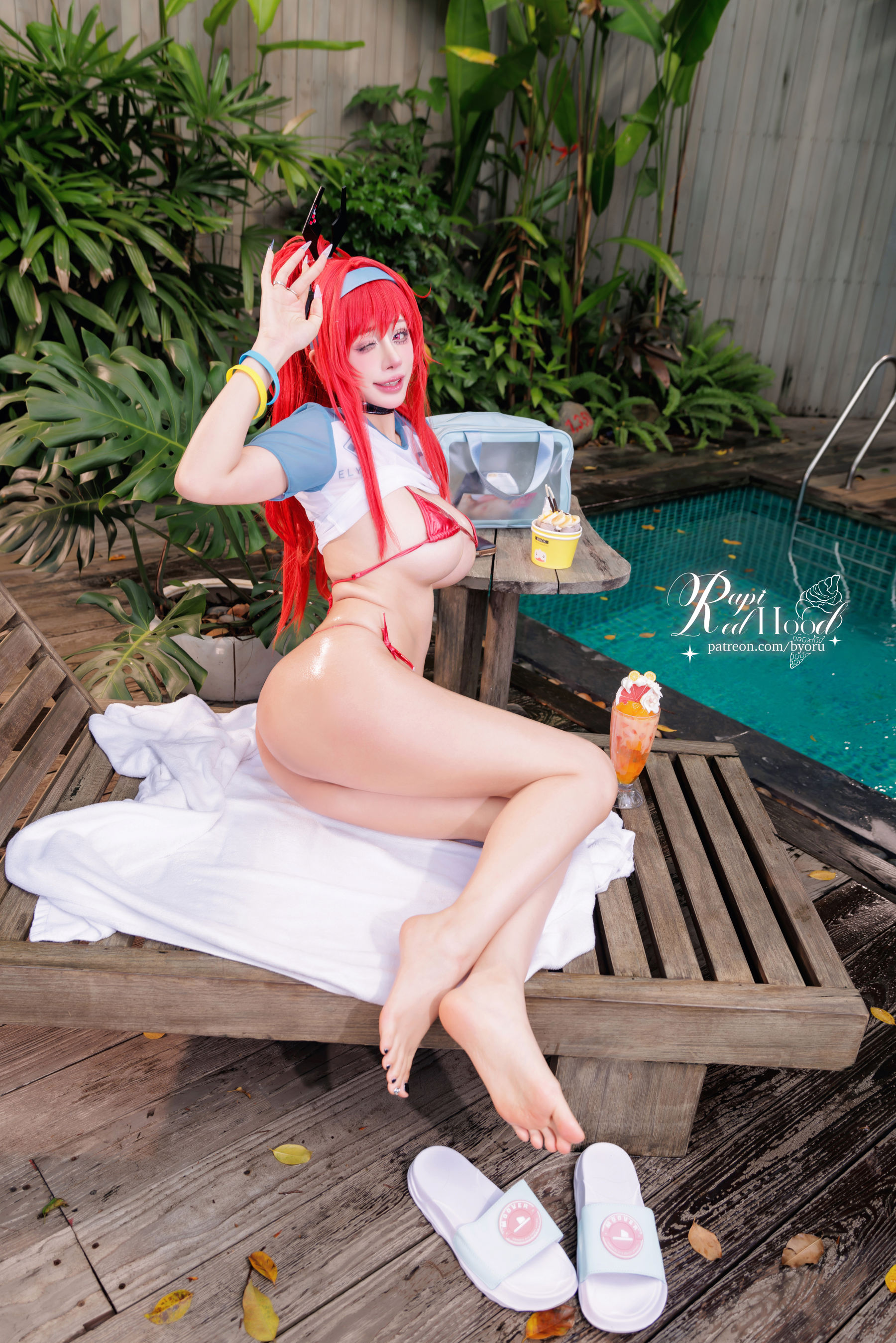 日本性感萝莉 Byoru - Rapi Redhood summer/(34P)