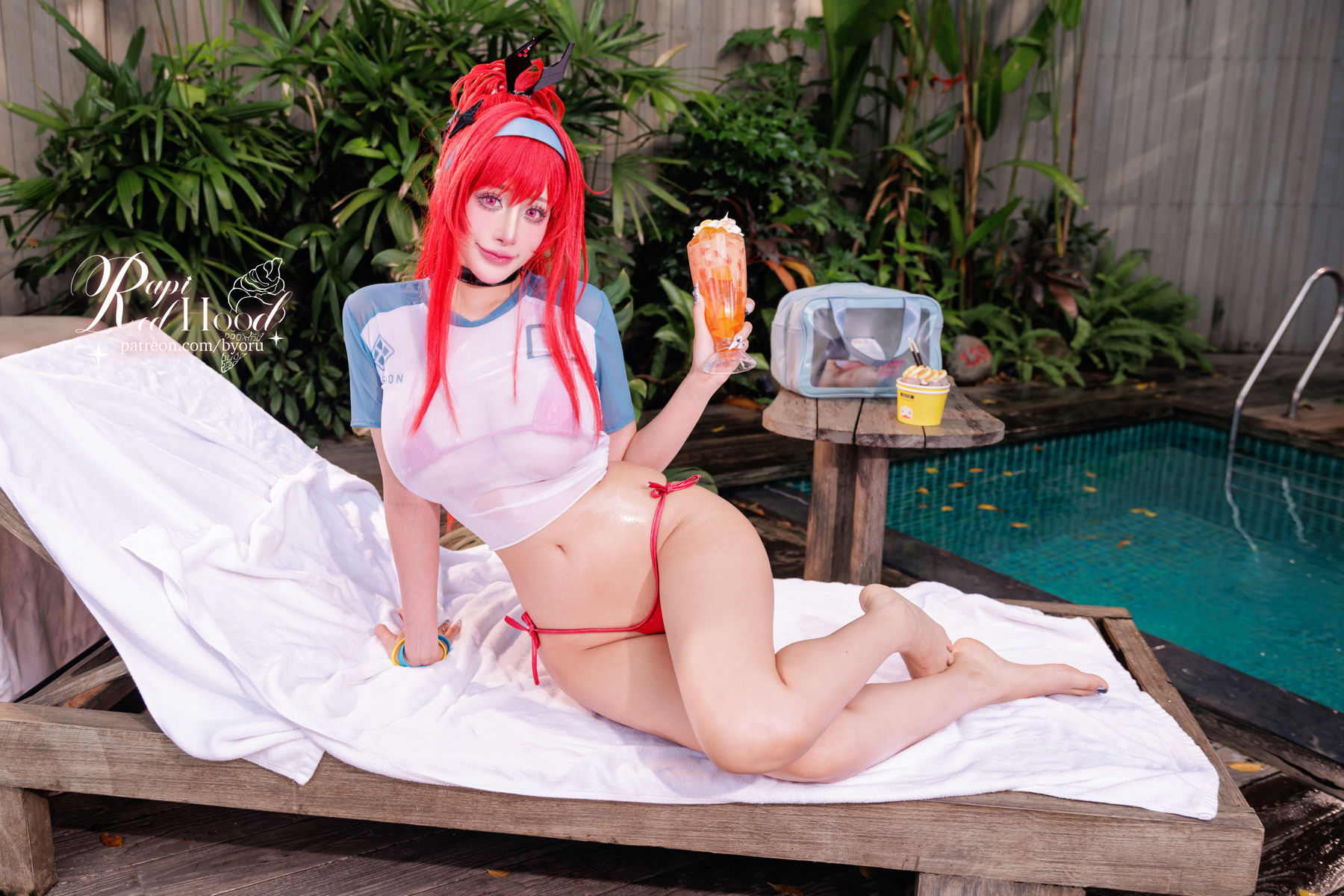 日本性感萝莉 Byoru - Rapi Redhood summer/(34P)