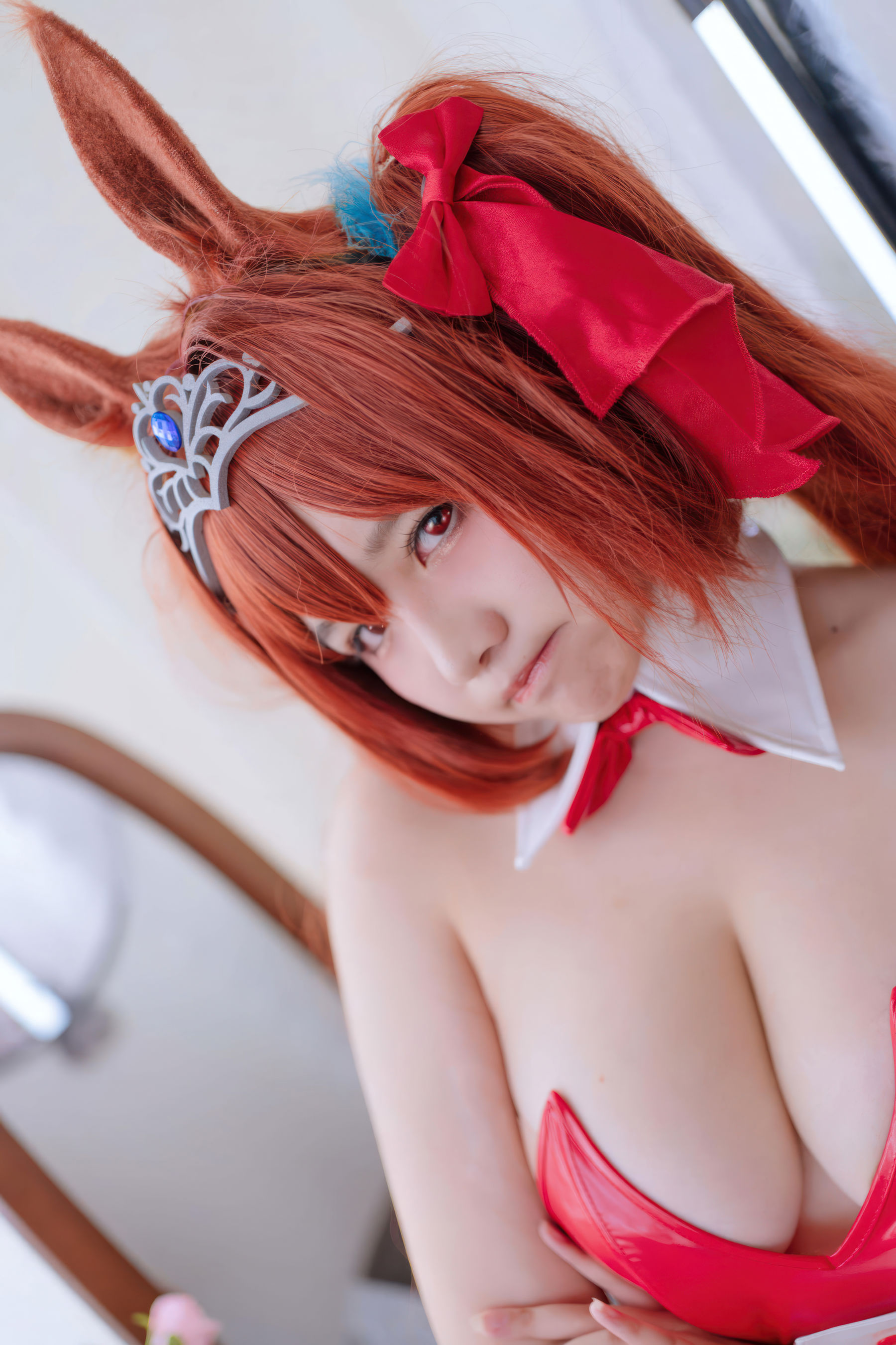阿半今天很开心 - 赛马娘 大和赤骥兔女郎/(35P)