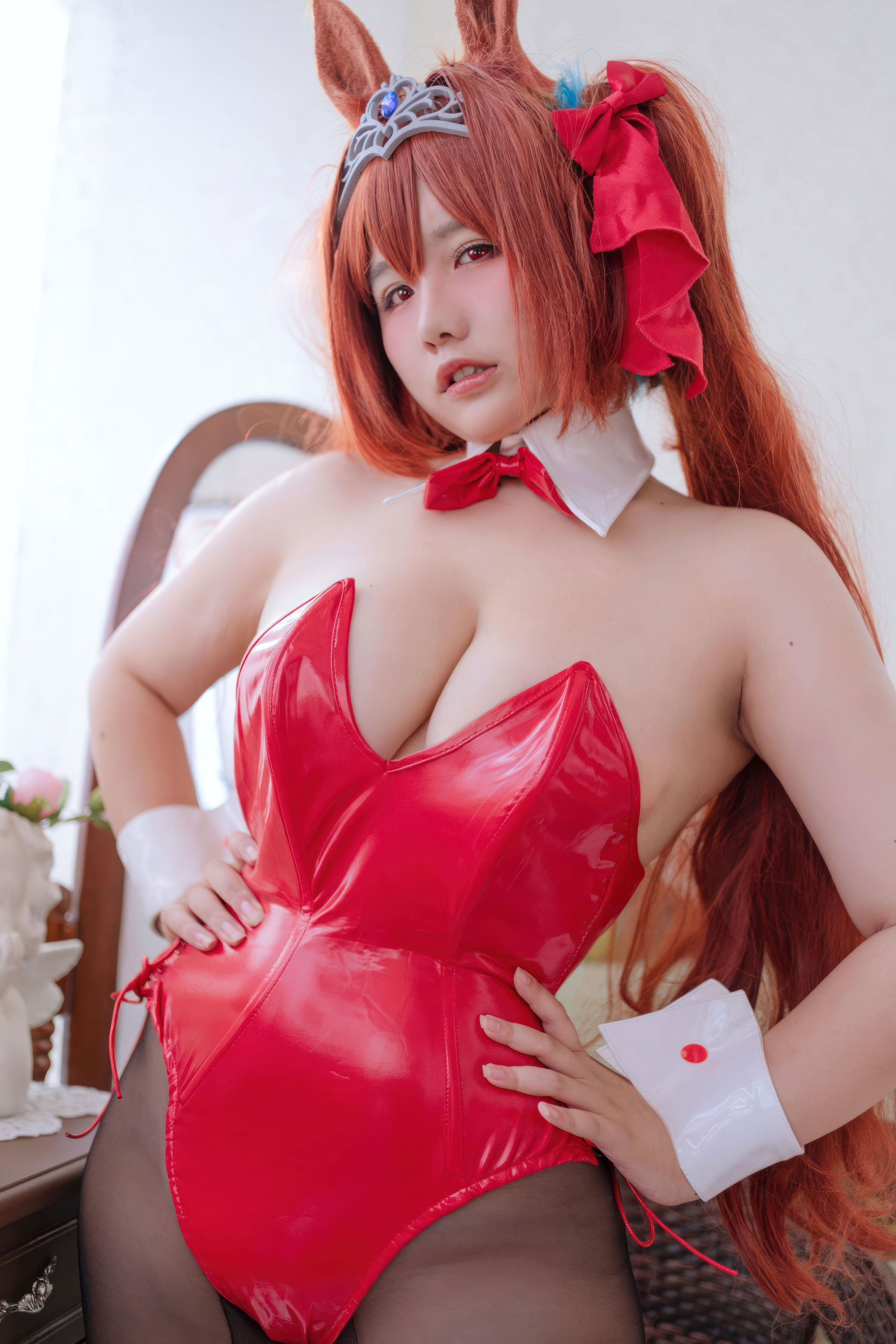 阿半今天很开心 - 赛马娘 大和赤骥兔女郎/(35P)