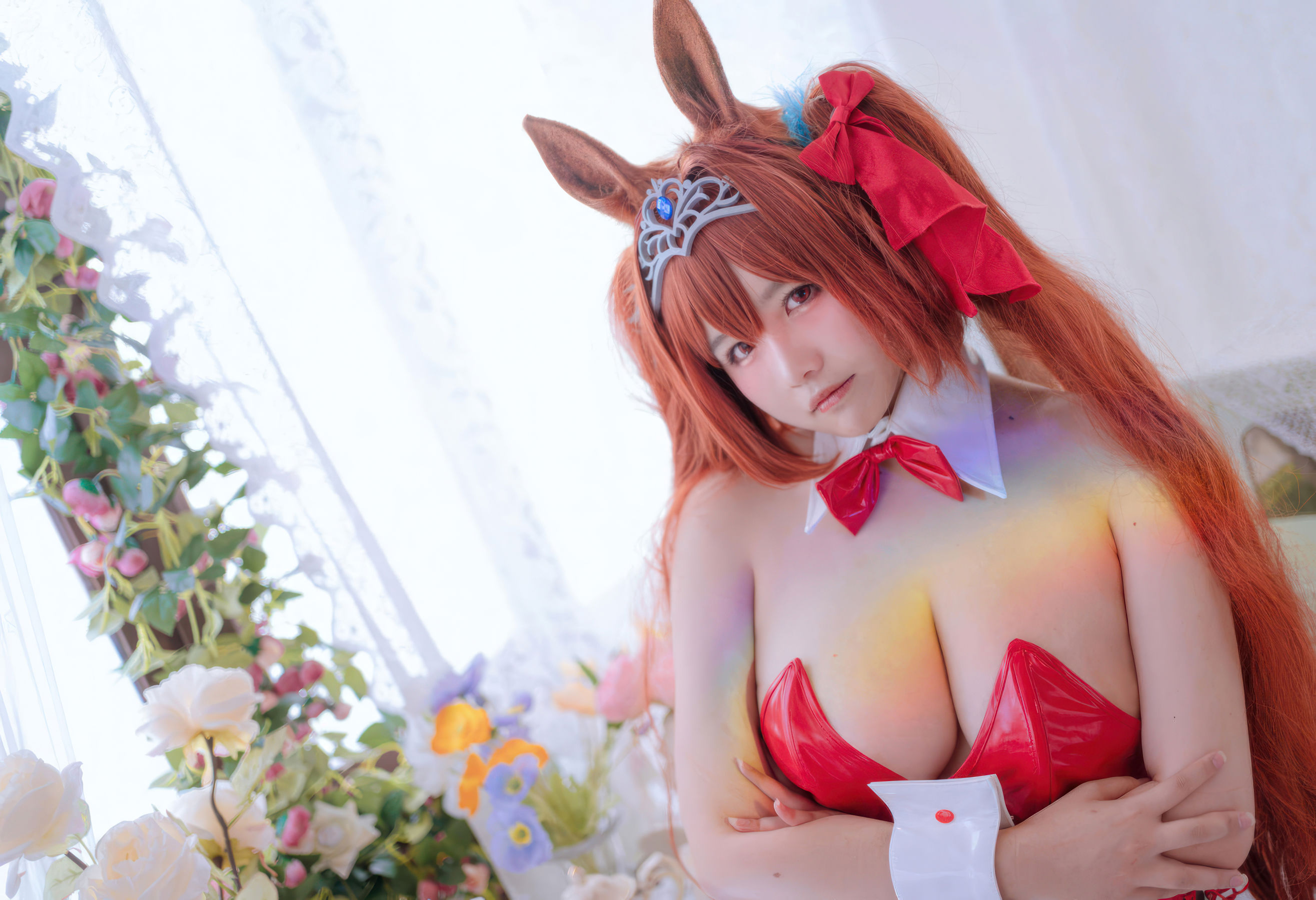 阿半今天很开心 - 赛马娘 大和赤骥兔女郎/(35P)