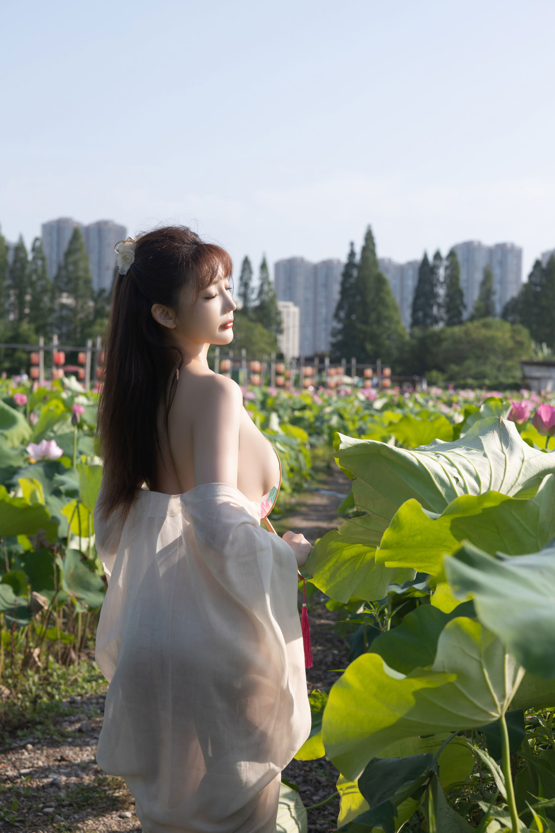 陆萱萱 - 荷花/(91P)