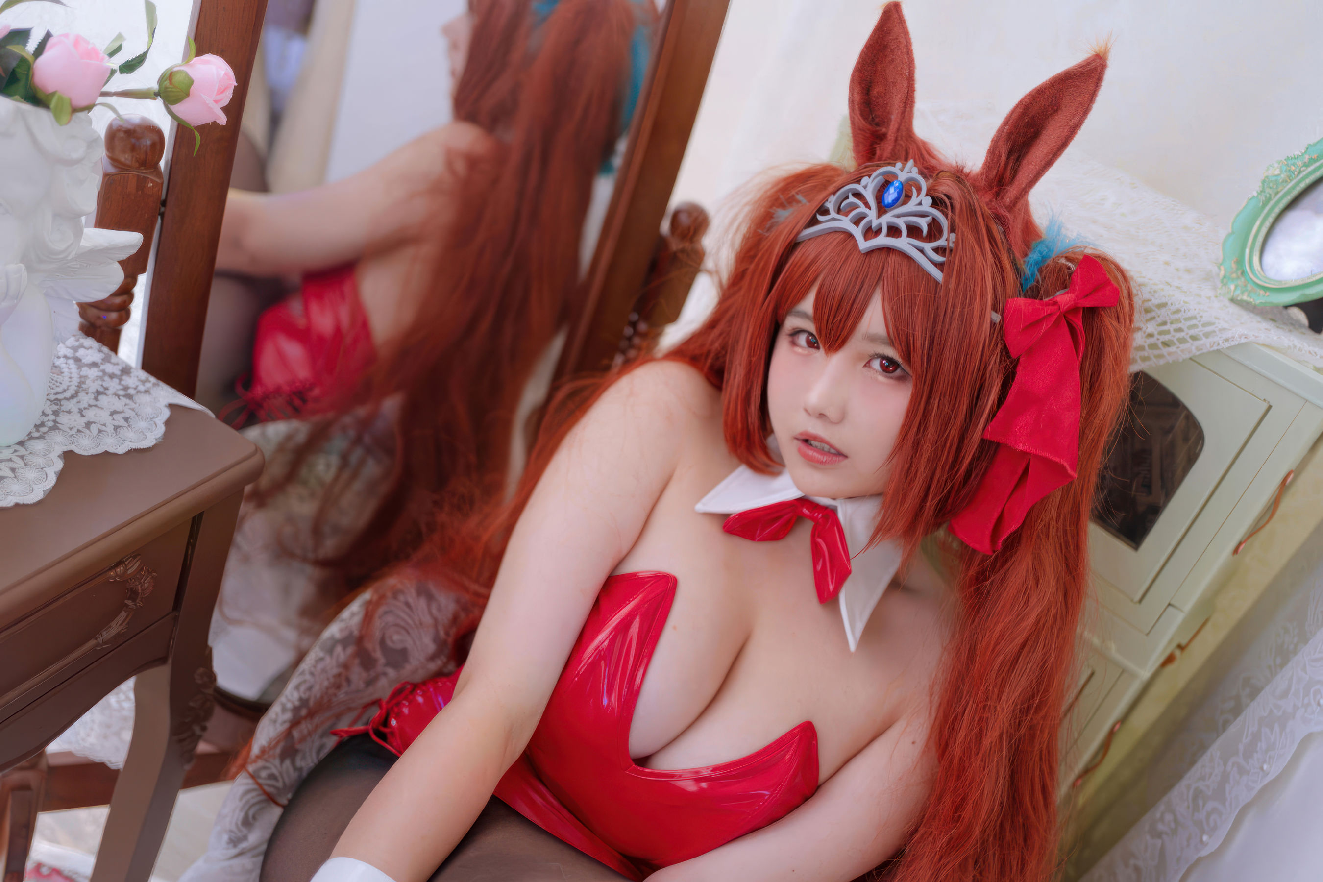 阿半今天很开心 - 赛马娘 大和赤骥兔女郎/(35P)