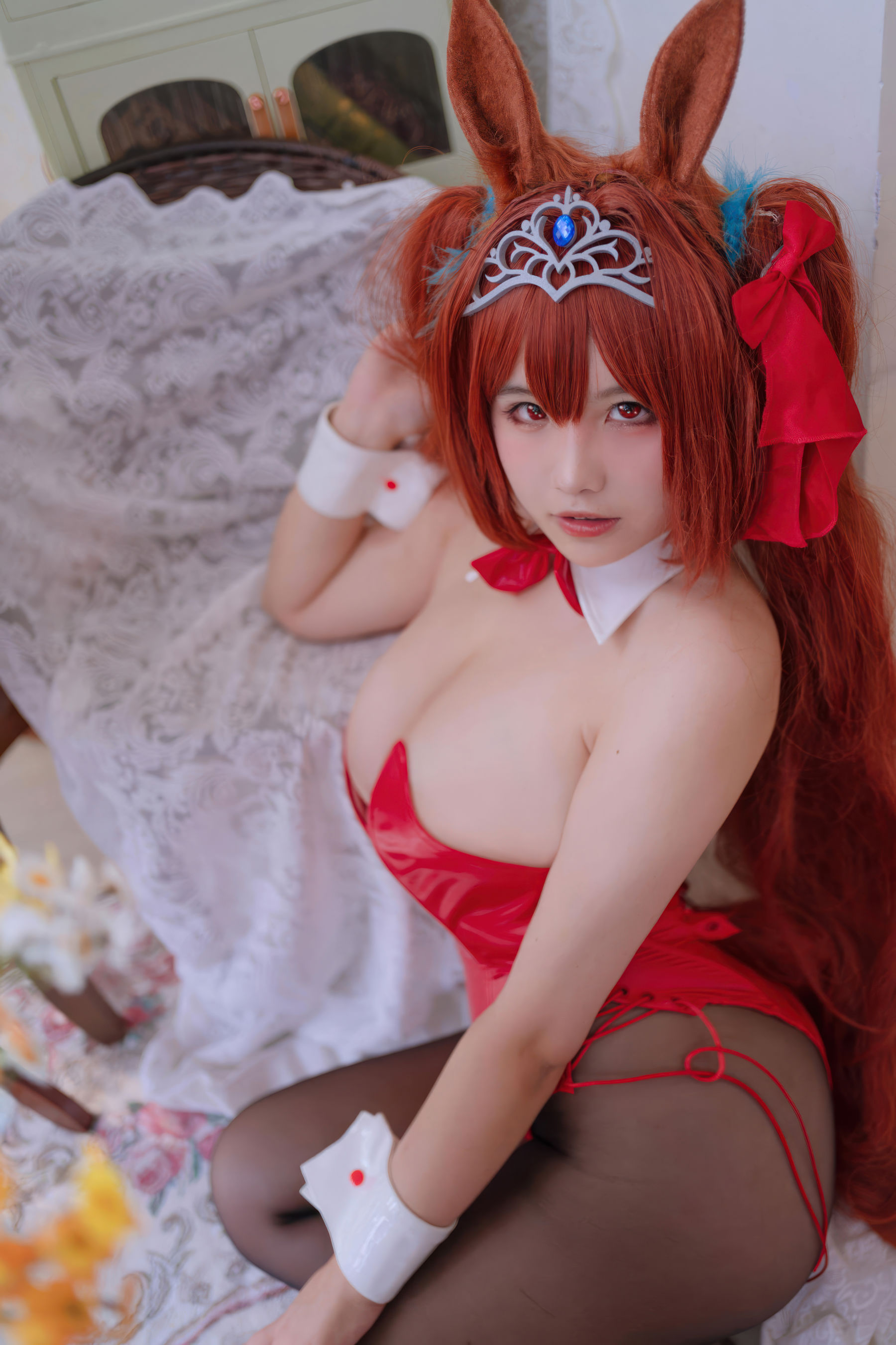 阿半今天很开心 - 赛马娘 大和赤骥兔女郎/(35P)