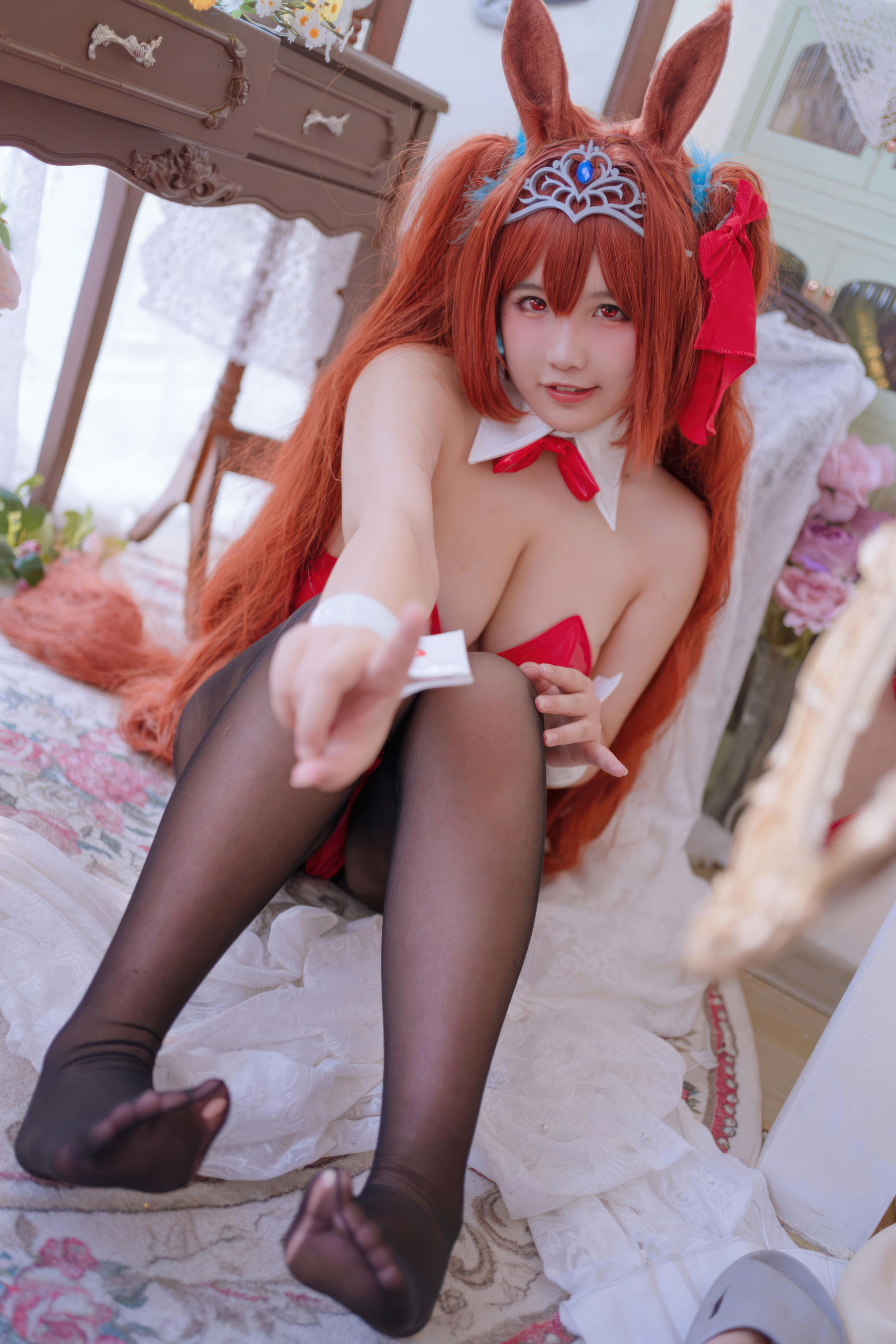 阿半今天很开心 - 赛马娘 大和赤骥兔女郎/(35P)