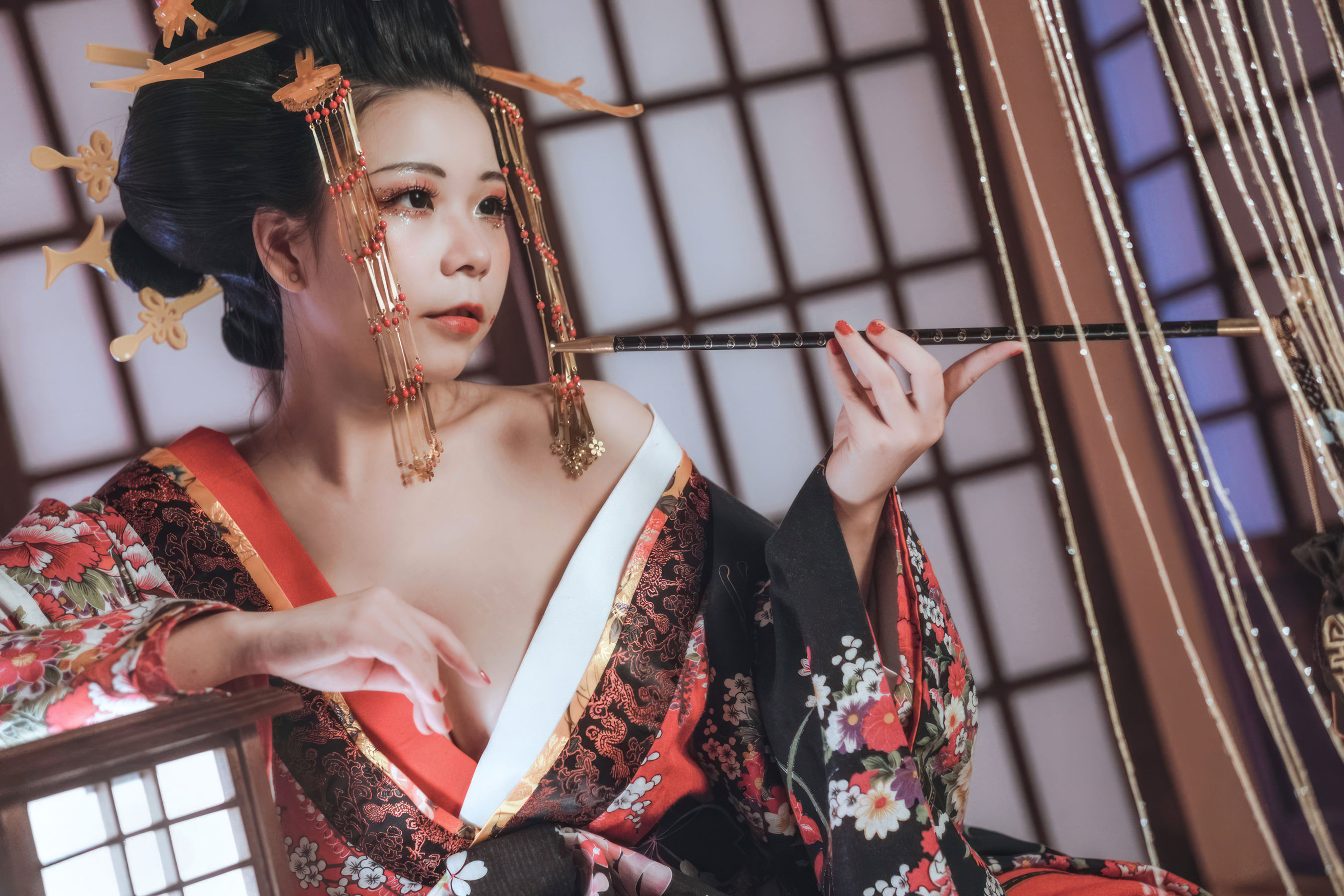 自闭颜球球 (无颜小天使wy) - 花魁/(15P)