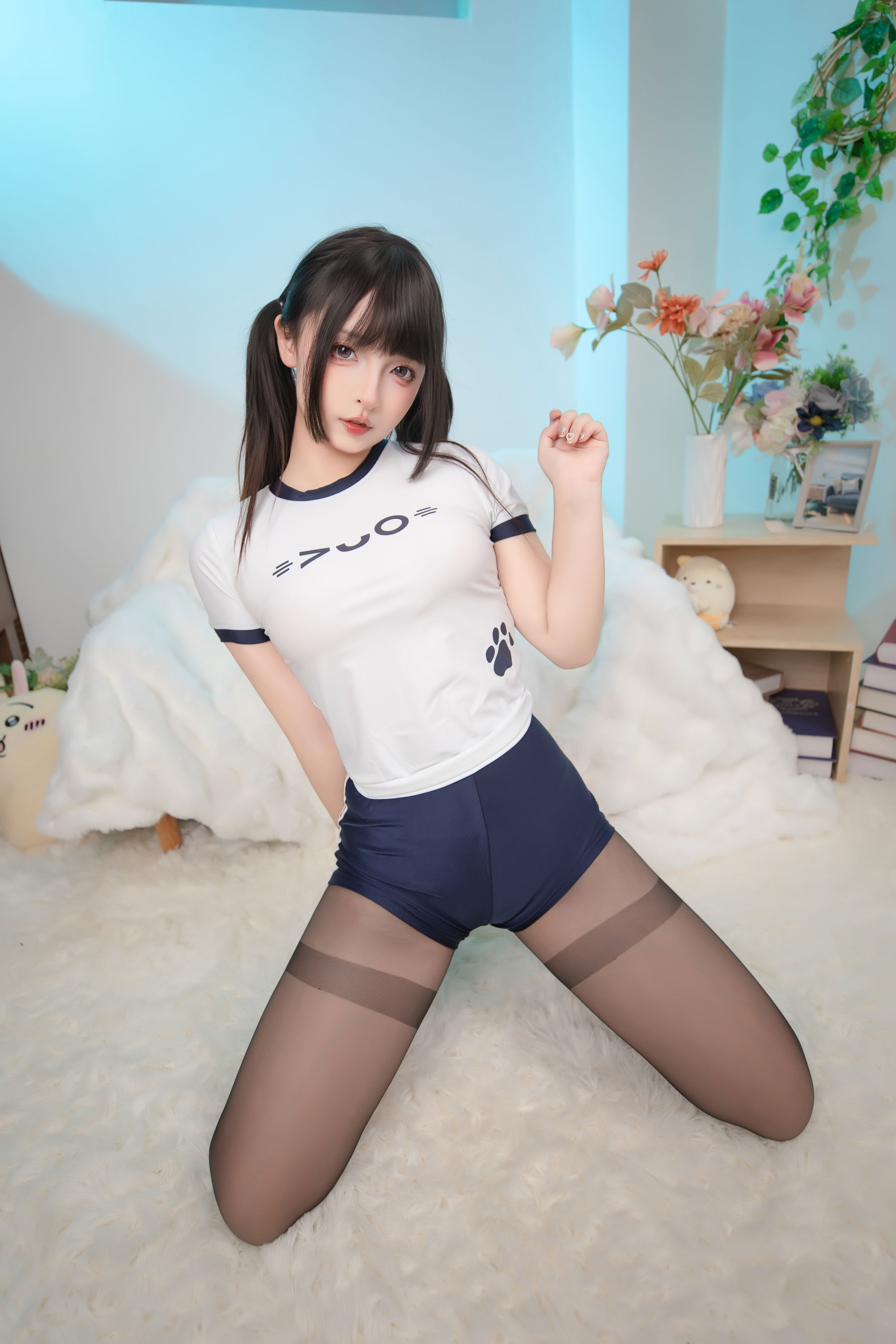 萝莉 神楽板真冬 之秘密体操服/(75P)