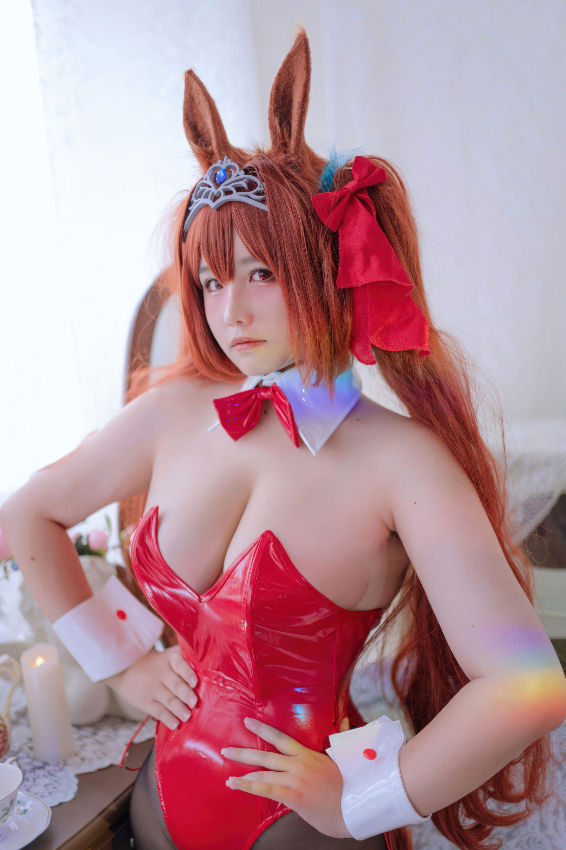 阿半今天很开心 - 赛马娘 大和赤骥兔女郎/(35P)