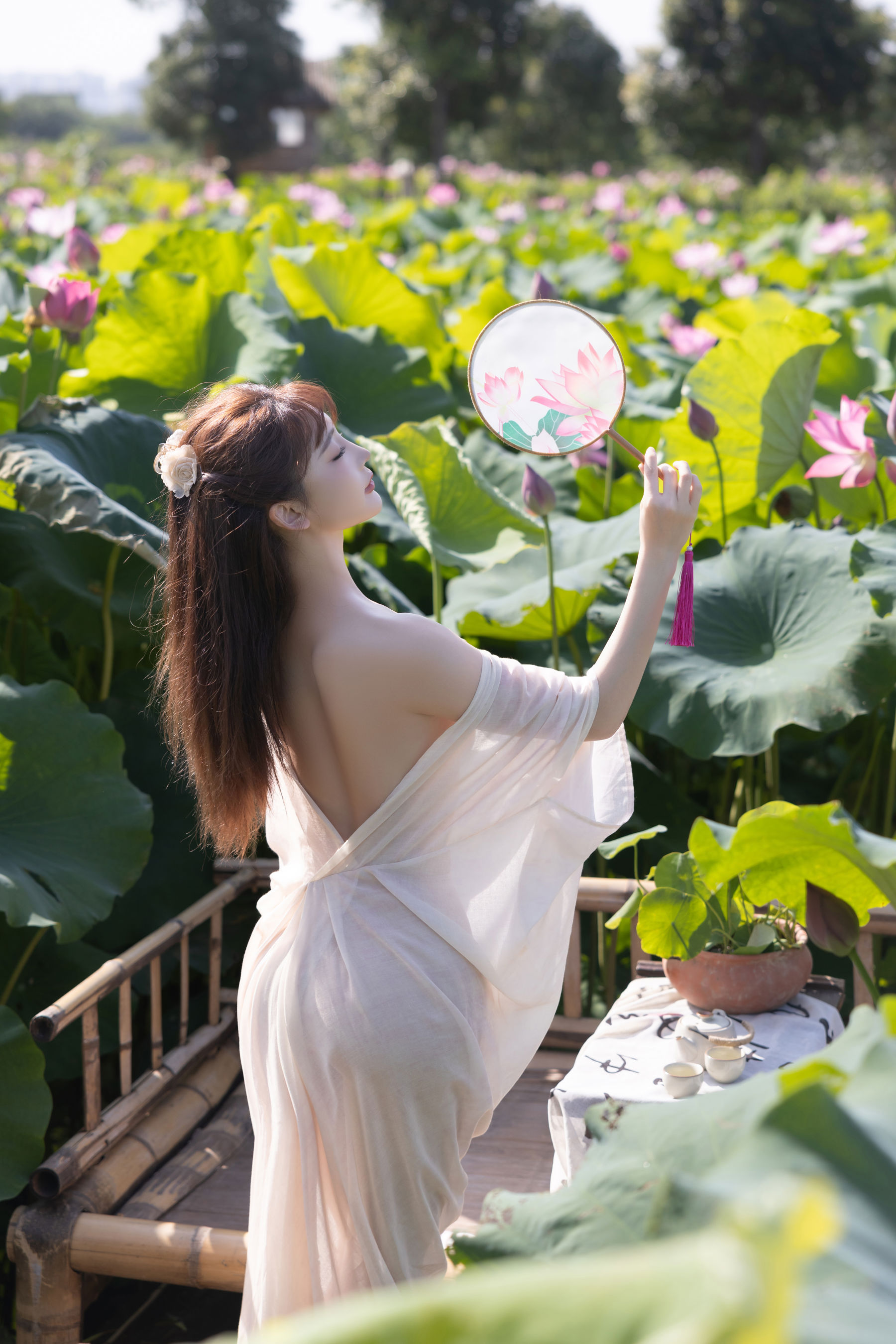 陆萱萱 - 荷花/(91P)