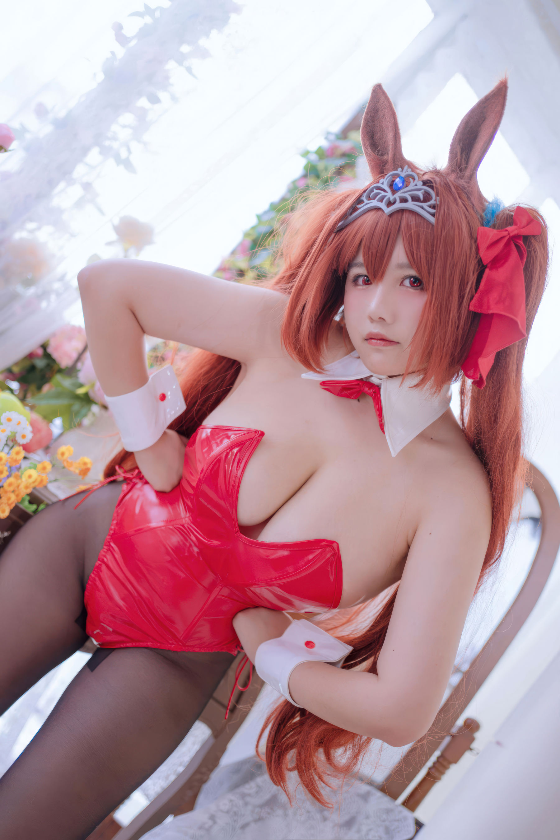 阿半今天很开心 - 赛马娘 大和赤骥兔女郎/(35P)