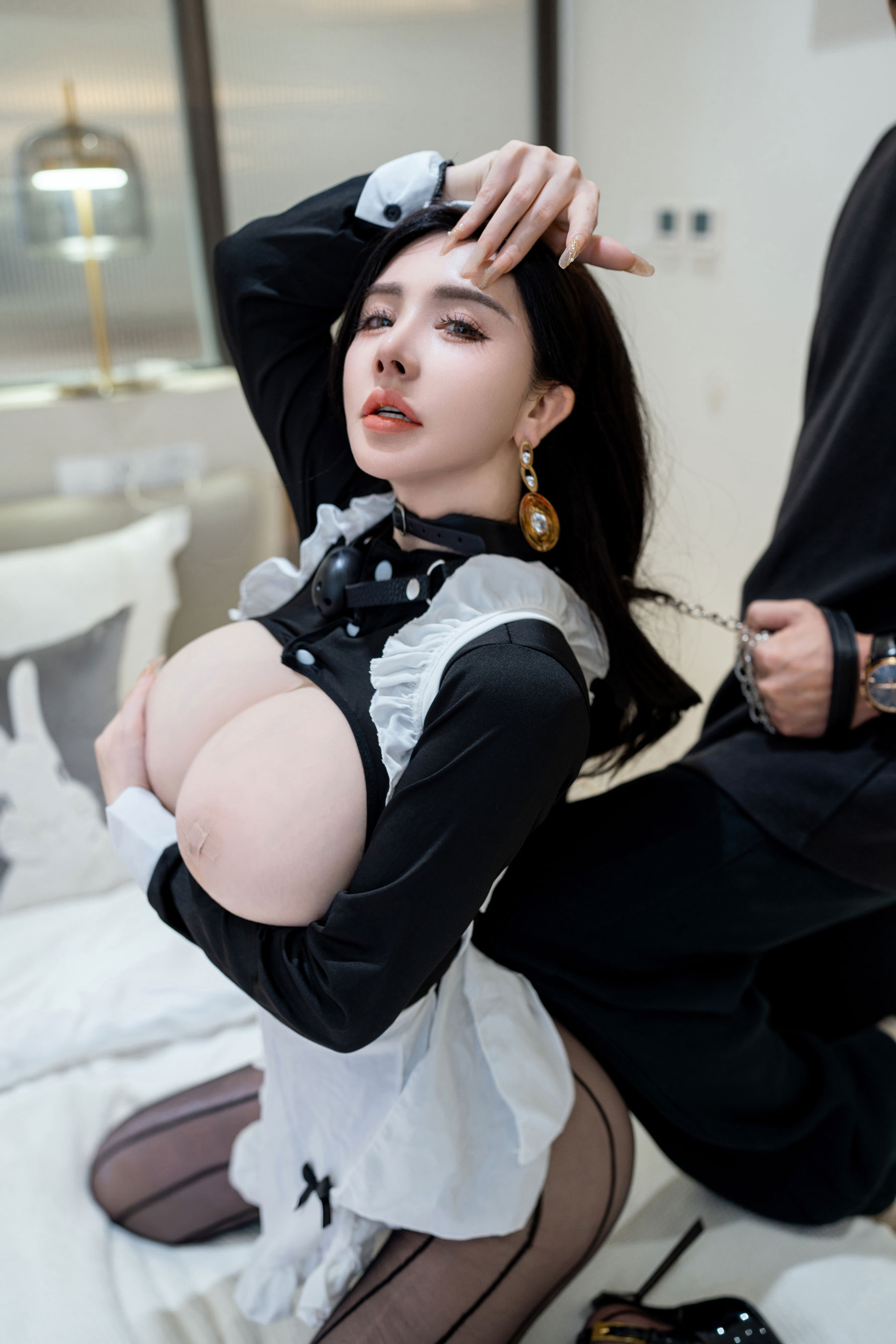 潘娇娇 - 巨乳女仆/(91P)