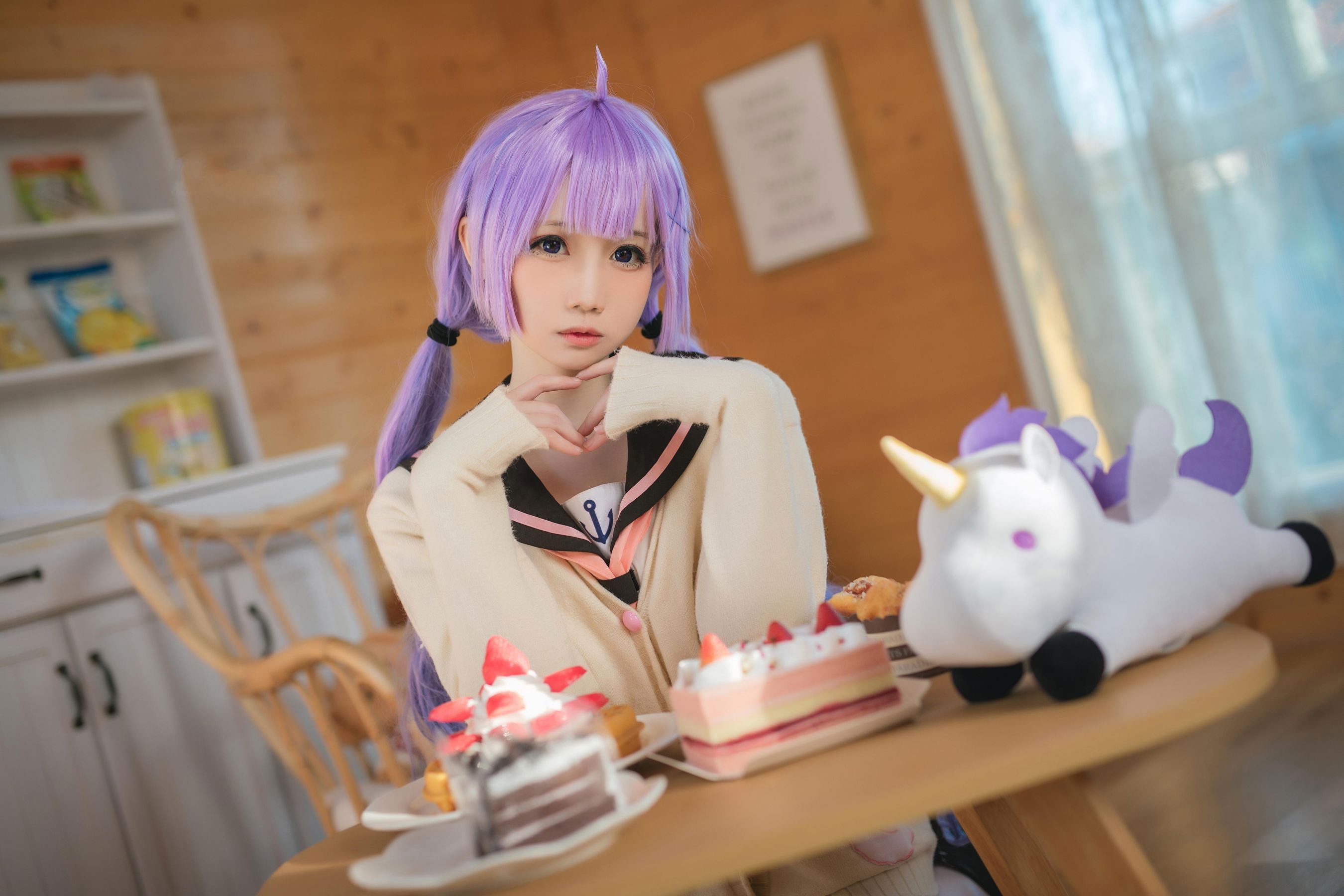 焖焖碳 - 碧蓝航线 独角兽 JK制服/(21P)