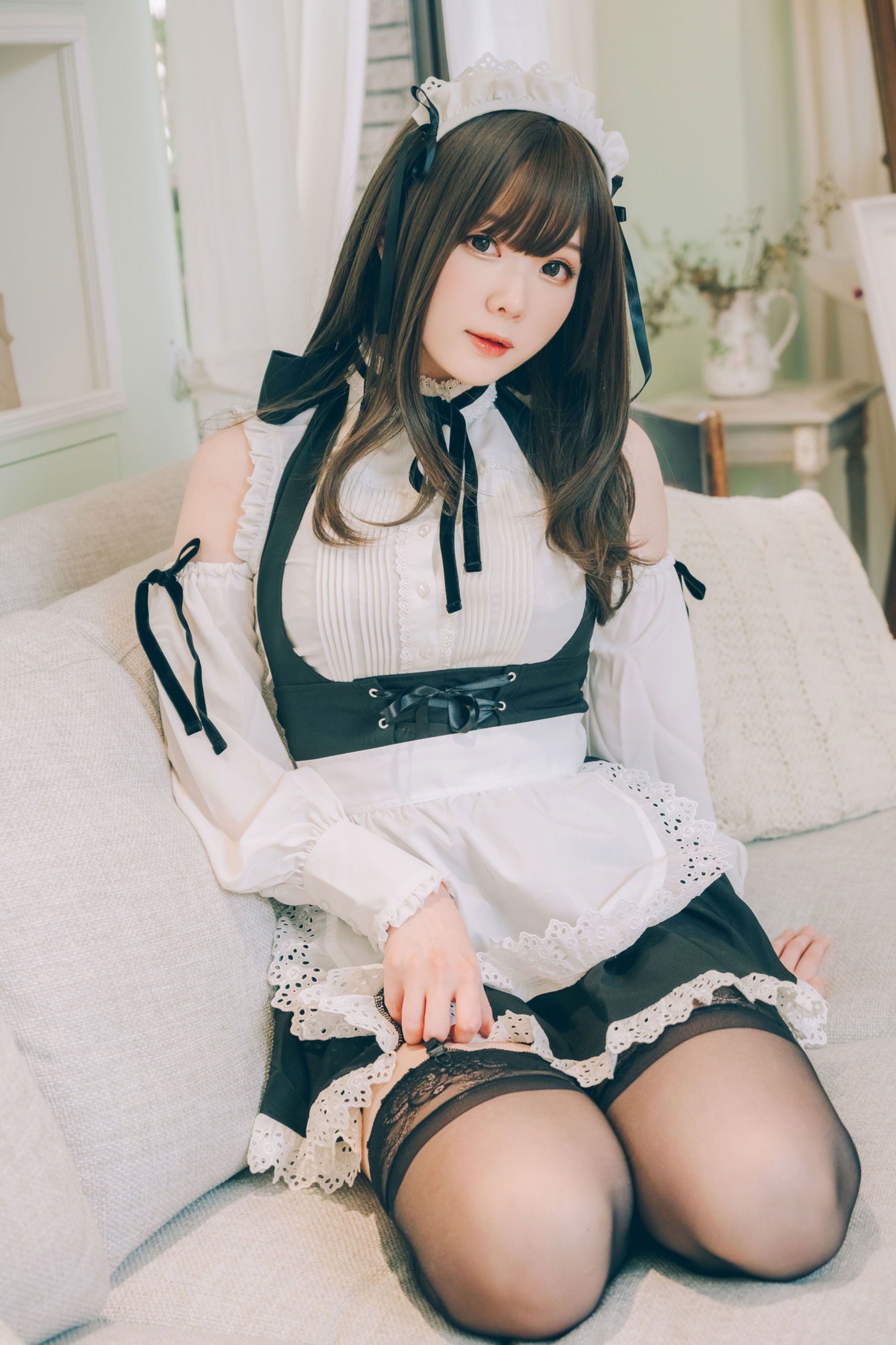 微博妹纸 霜月shimo - 女仆图鉴2/(115P)