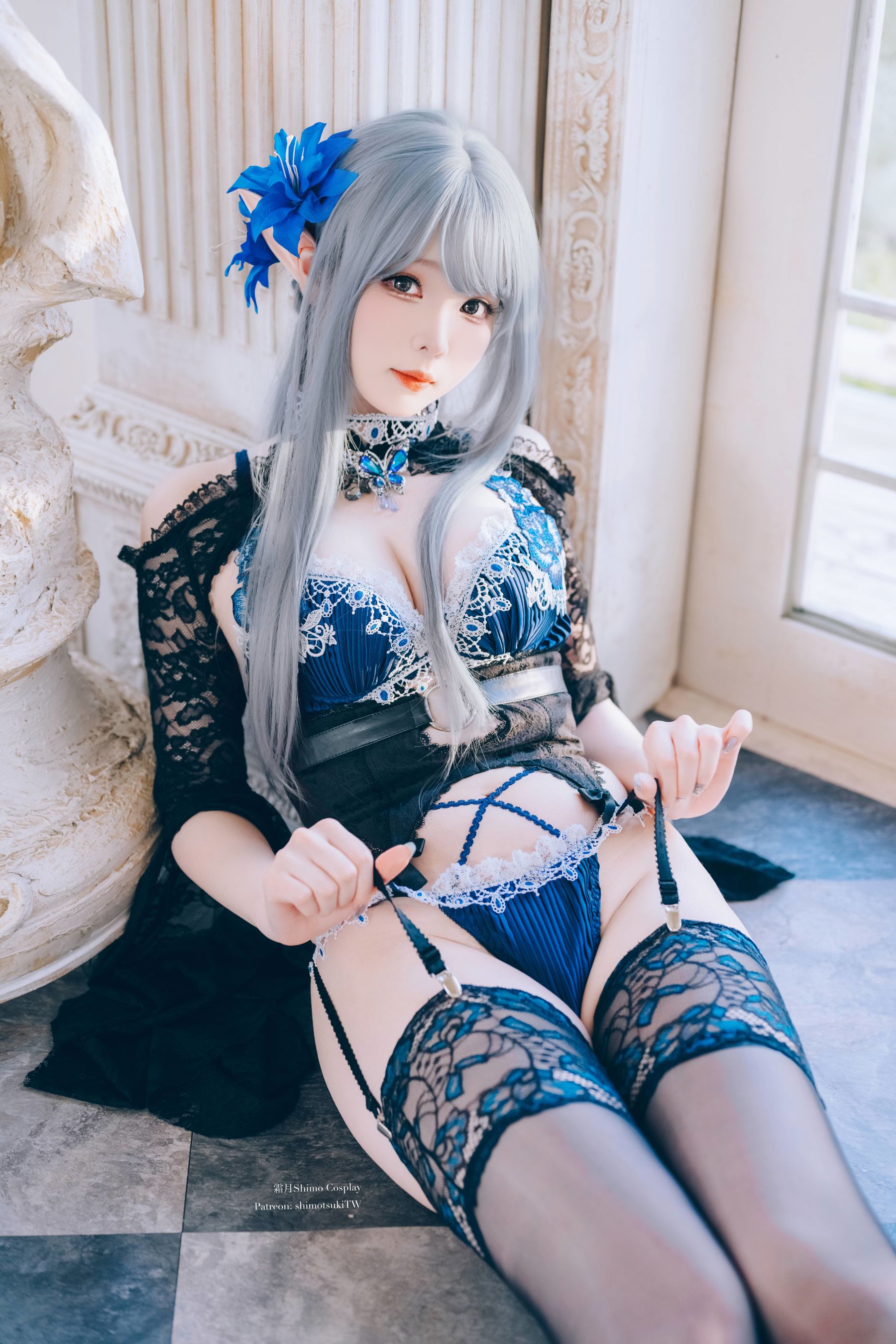 微博妹纸 霜月shimo - Original Dark Elf/(16P)