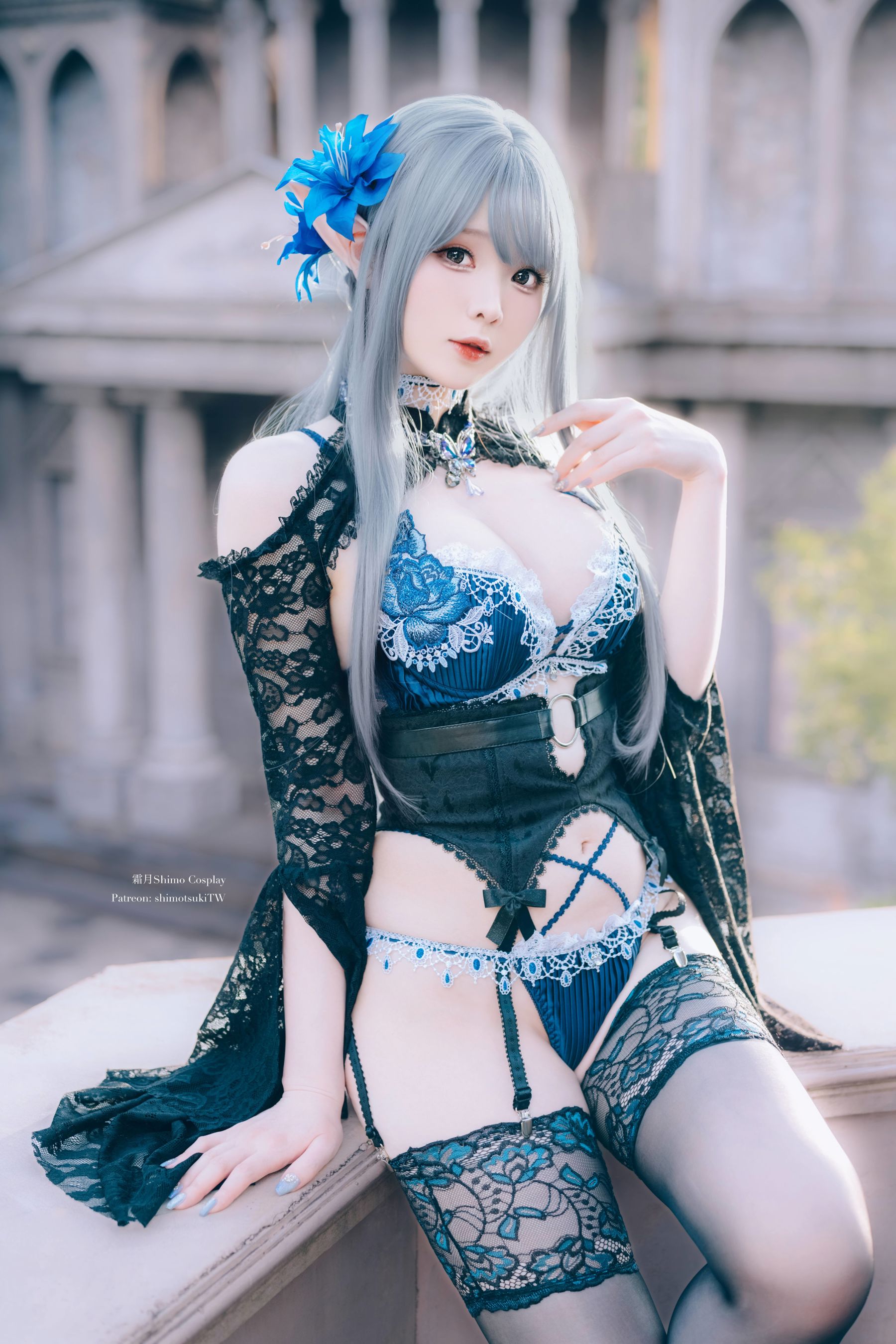 微博妹纸 霜月shimo - Original Dark Elf/(16P)