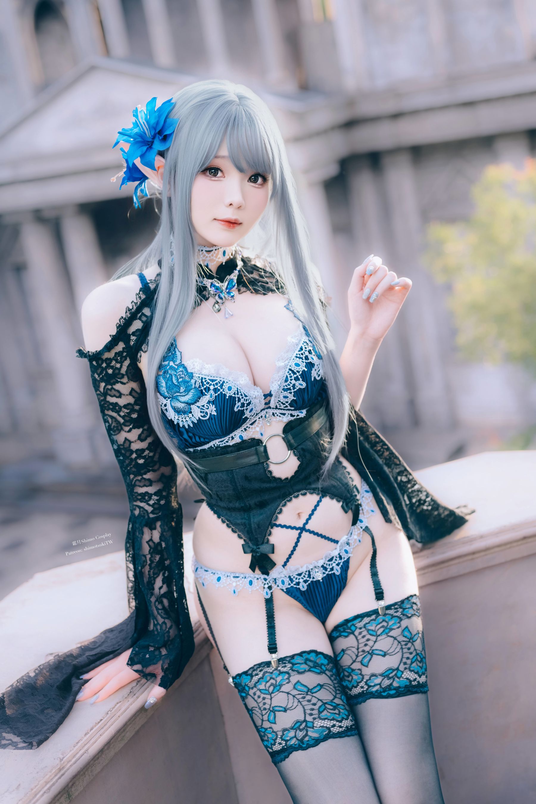 微博妹纸 霜月shimo - Original Dark Elf/(16P)