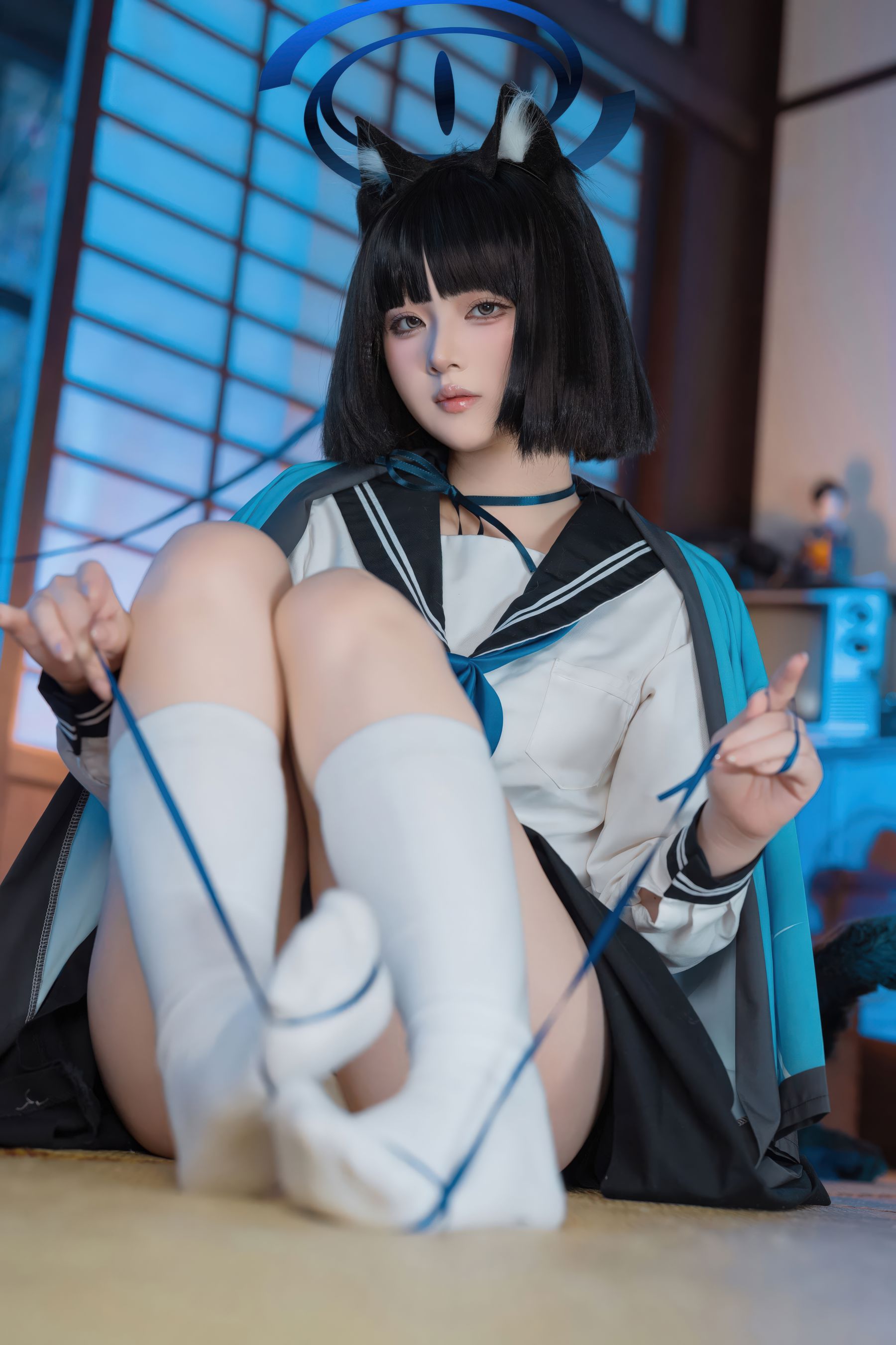 屿鱼 - 蔚蓝档案 桐生桔梗/(53P)
