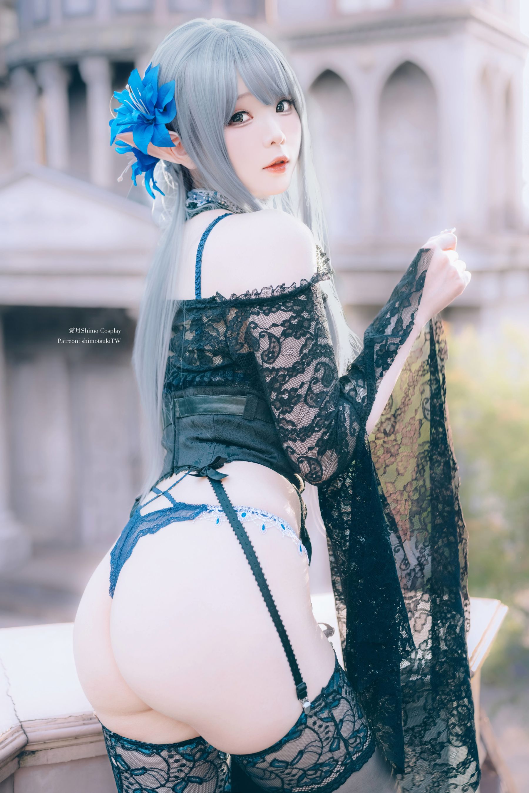 微博妹纸 霜月shimo - Original Dark Elf/(16P)