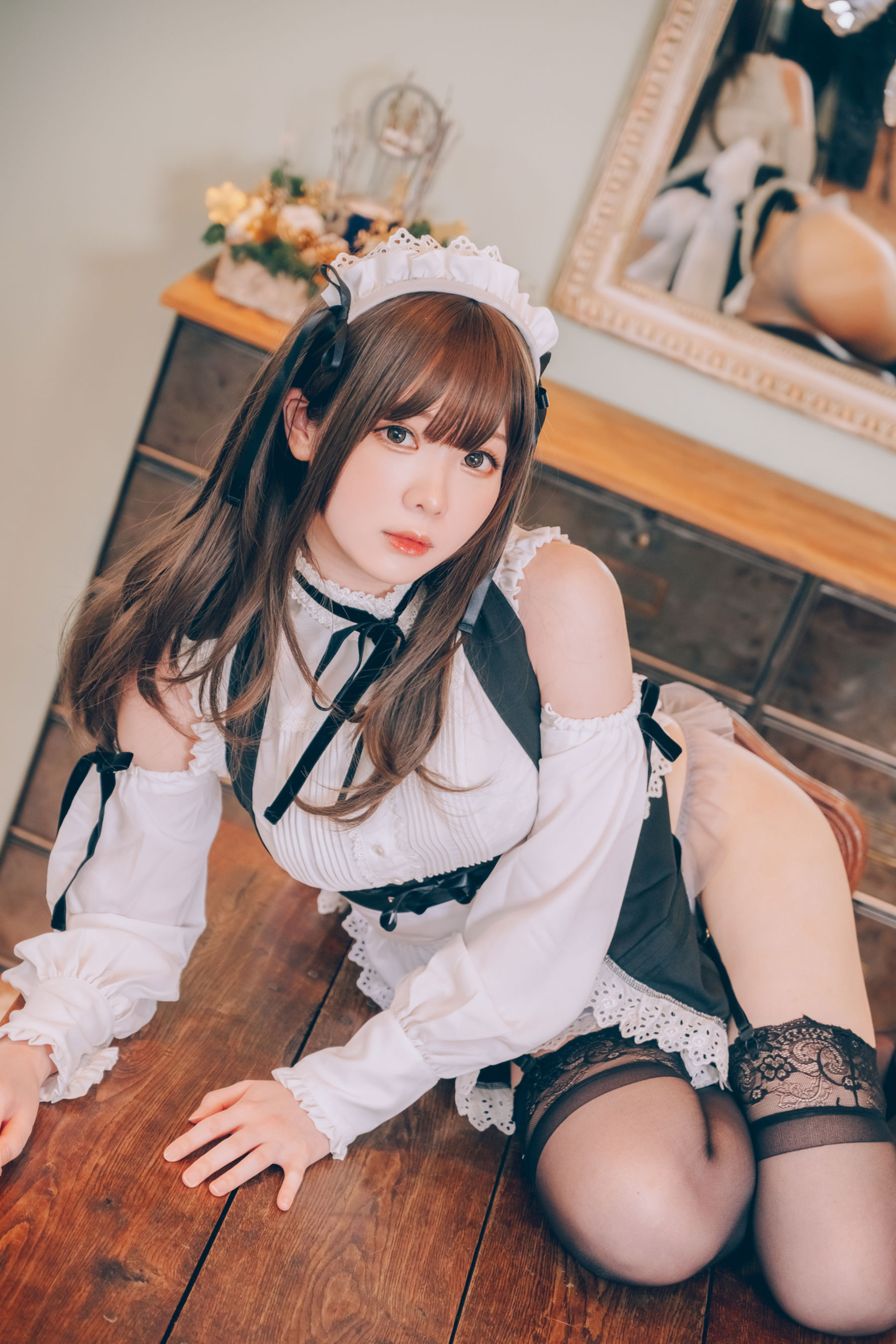 微博妹纸 霜月shimo - 女仆图鉴2/(115P)